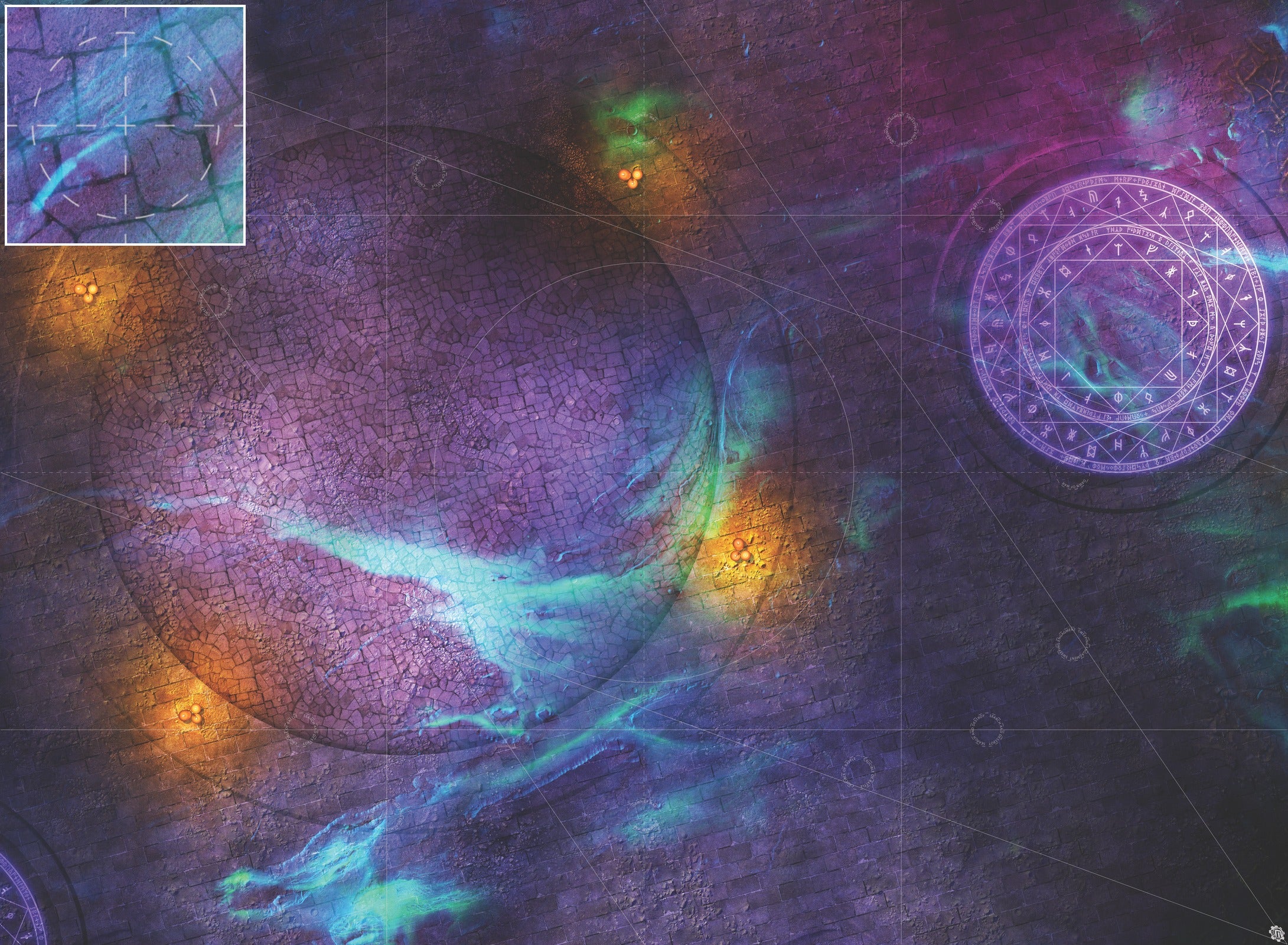 Mats by Mars: Witchlight Warding Wargaming Play Mat