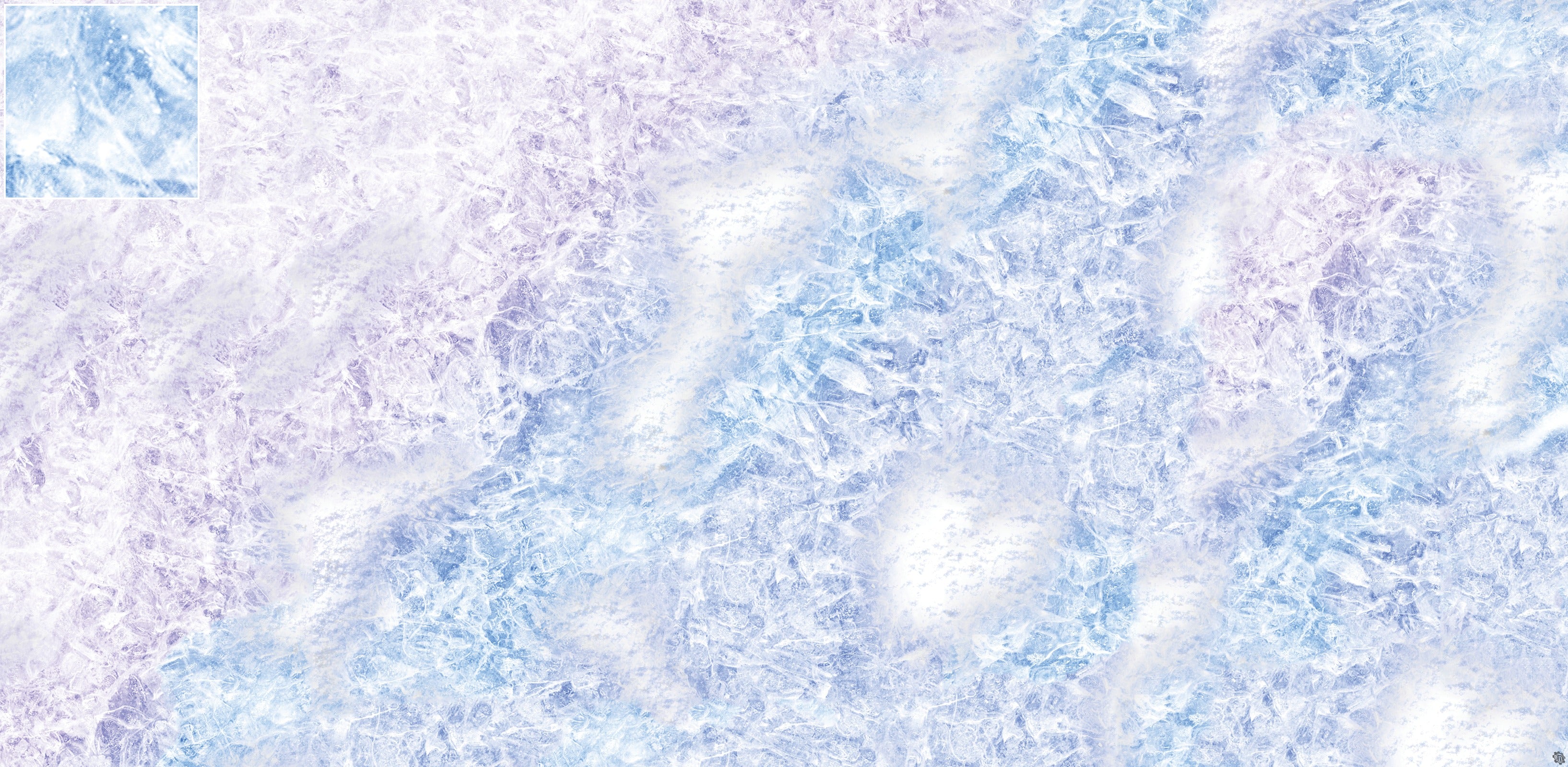 Mats by Mars: Frozen Lake Tabletop Wargaming Play Mat