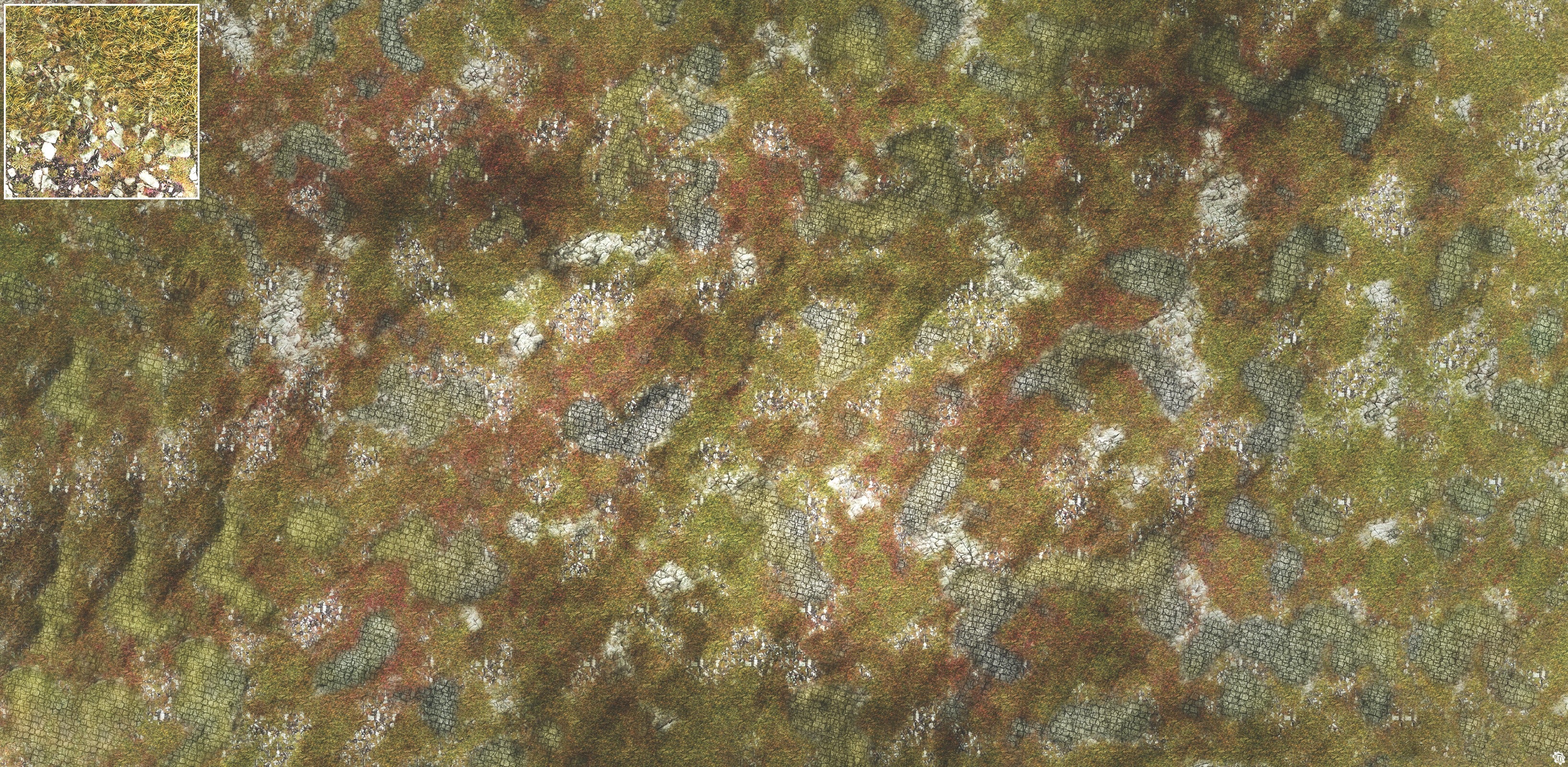 Mats by Mars: Abandoned City Tabletop Wargaming Play Mat