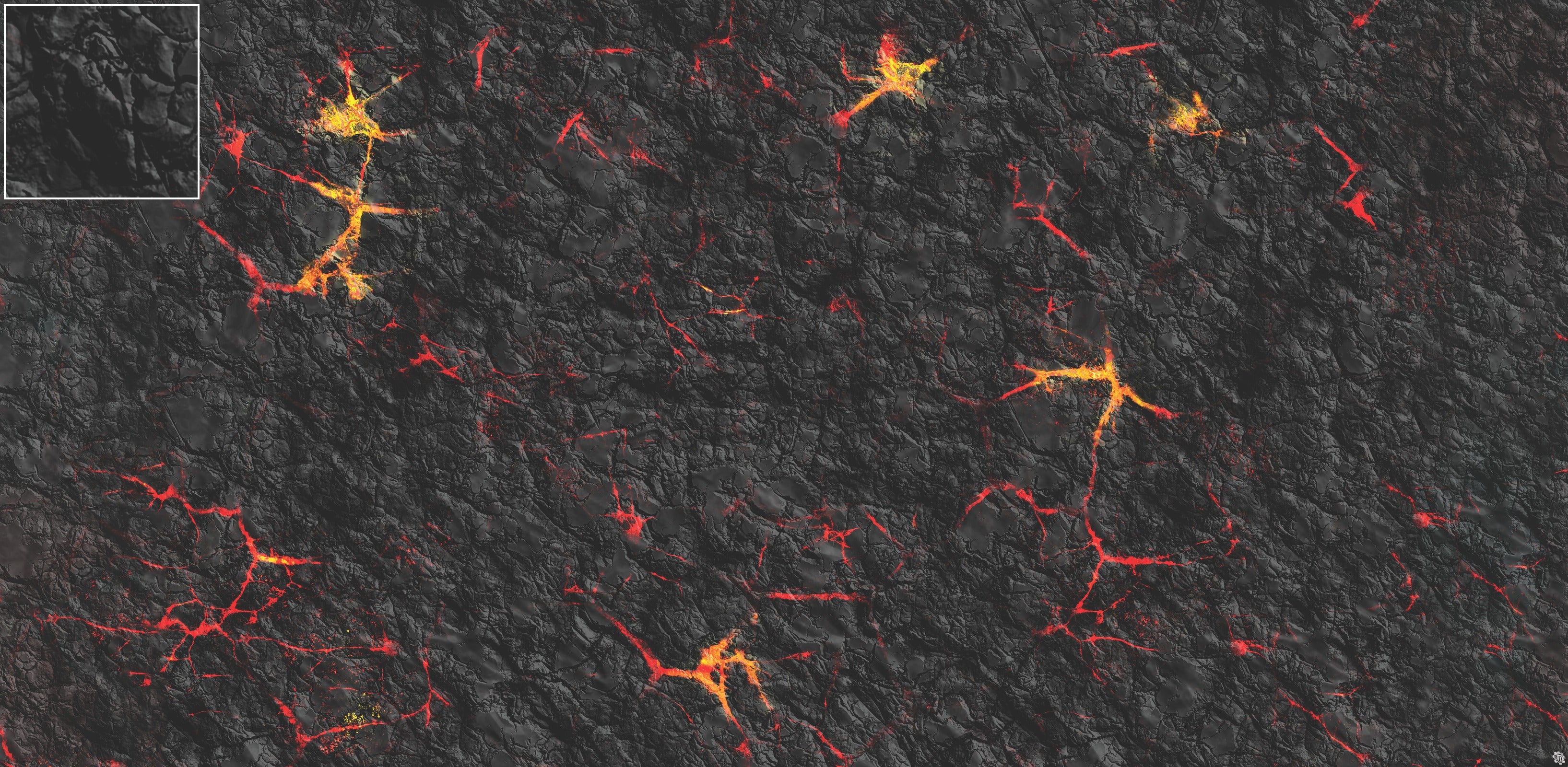 Mats by Mars: Molten Crust Tabletop Wargaming Play Mat