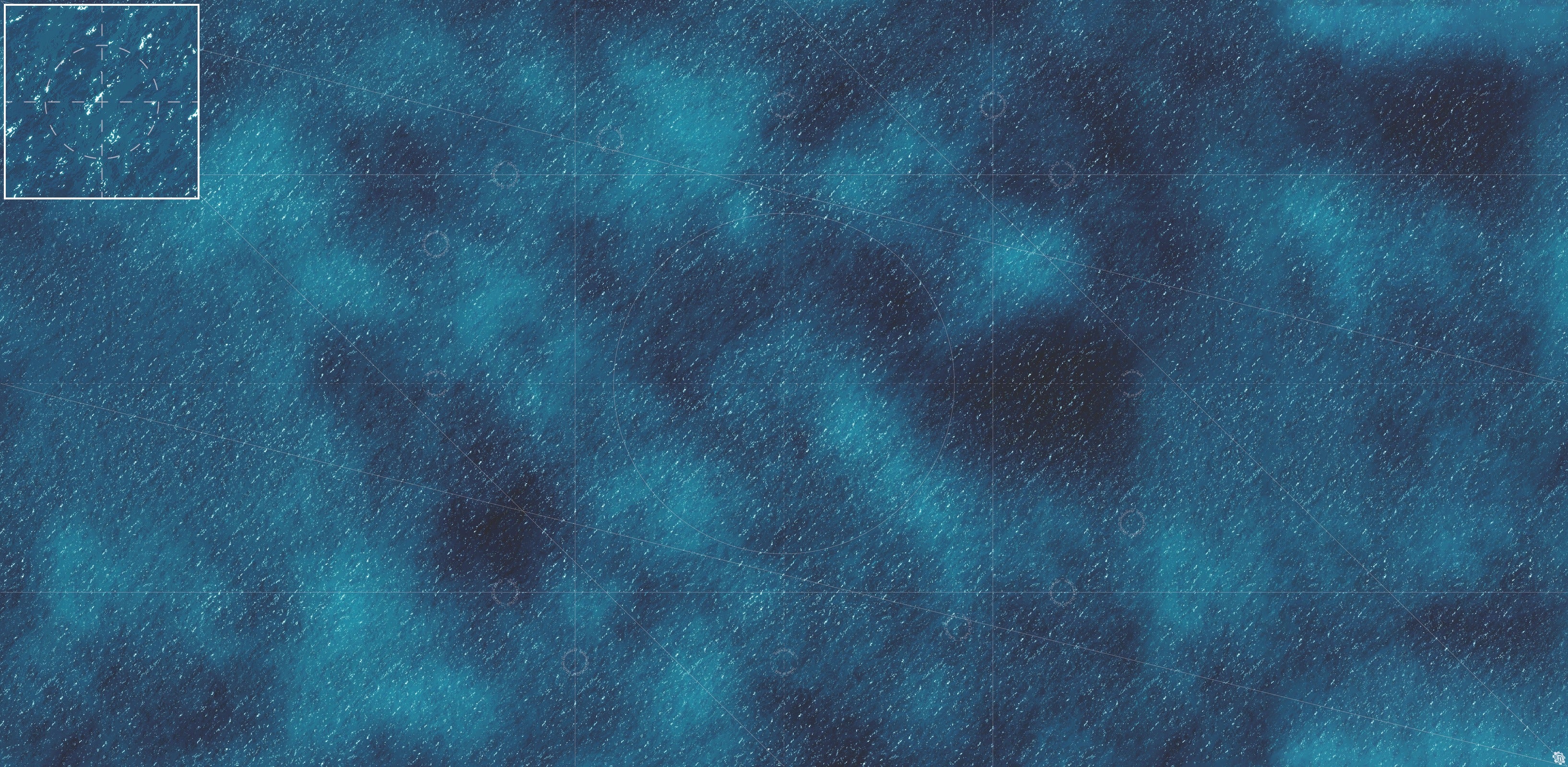 Mats by Mars: Dark Caribbean Tabletop Wargaming Play Mat