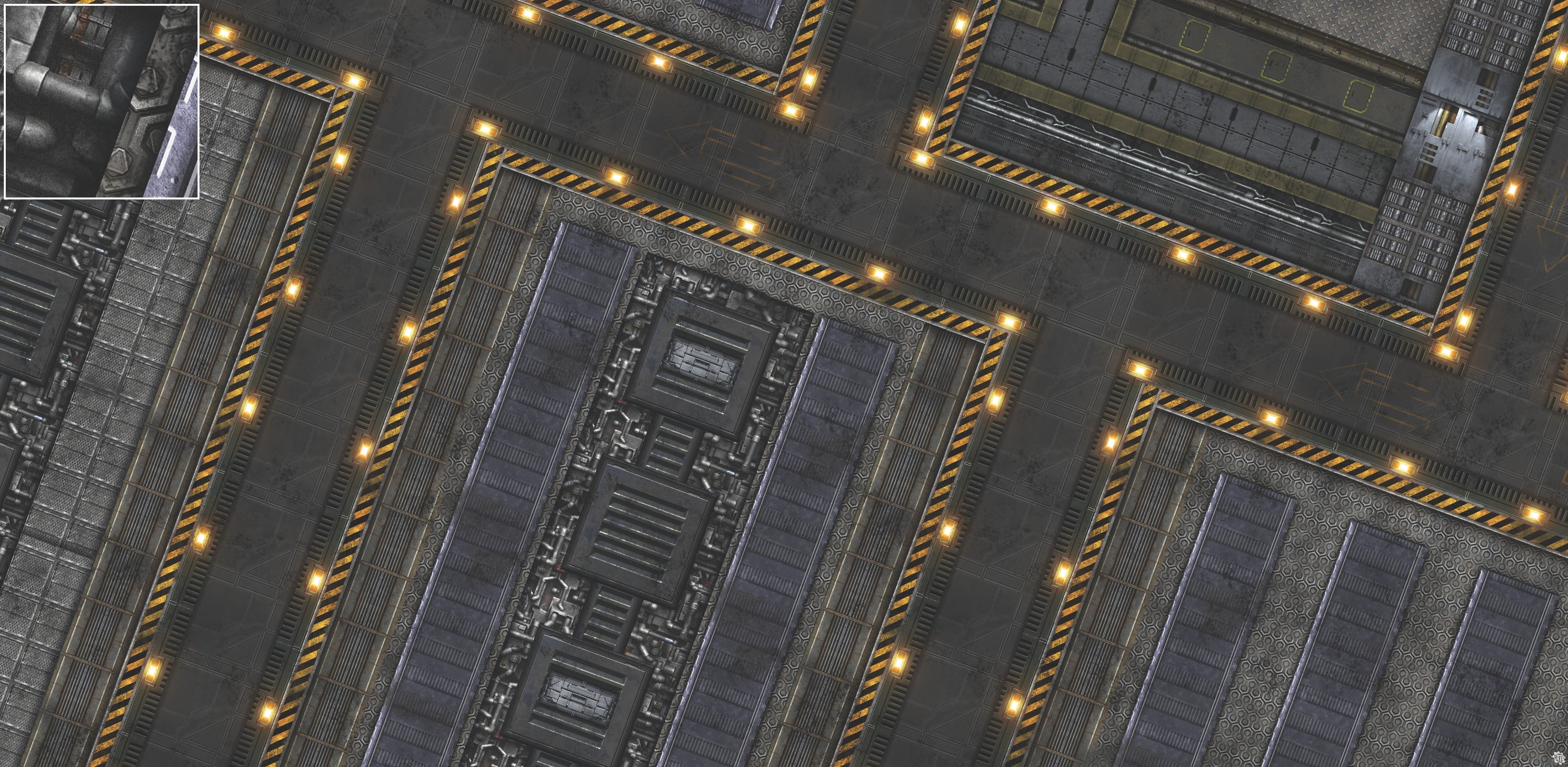 Mats by Mars: Factory Floor Tabletop Wargaming Play Mat