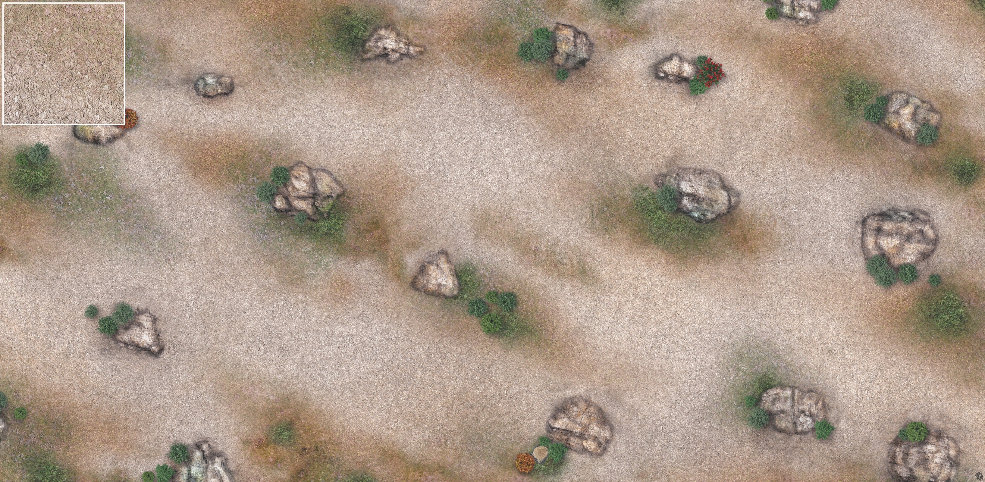 Mats by Mars: Hellenic Plateau Tabletop Wargaming Play Mat