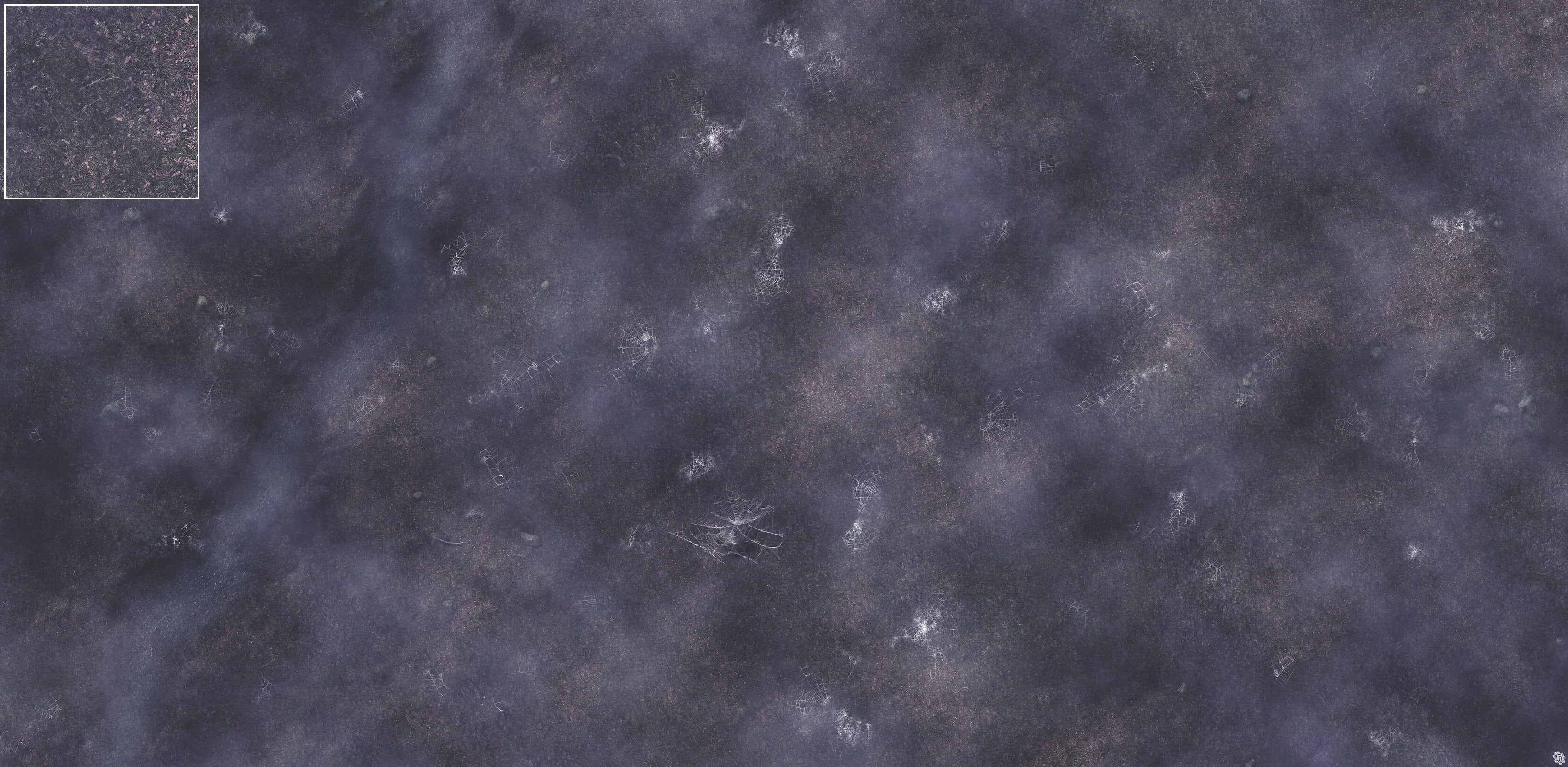 Mats by Mars: Moonlight Cobwebs Tabletop Wargaming Play Mat