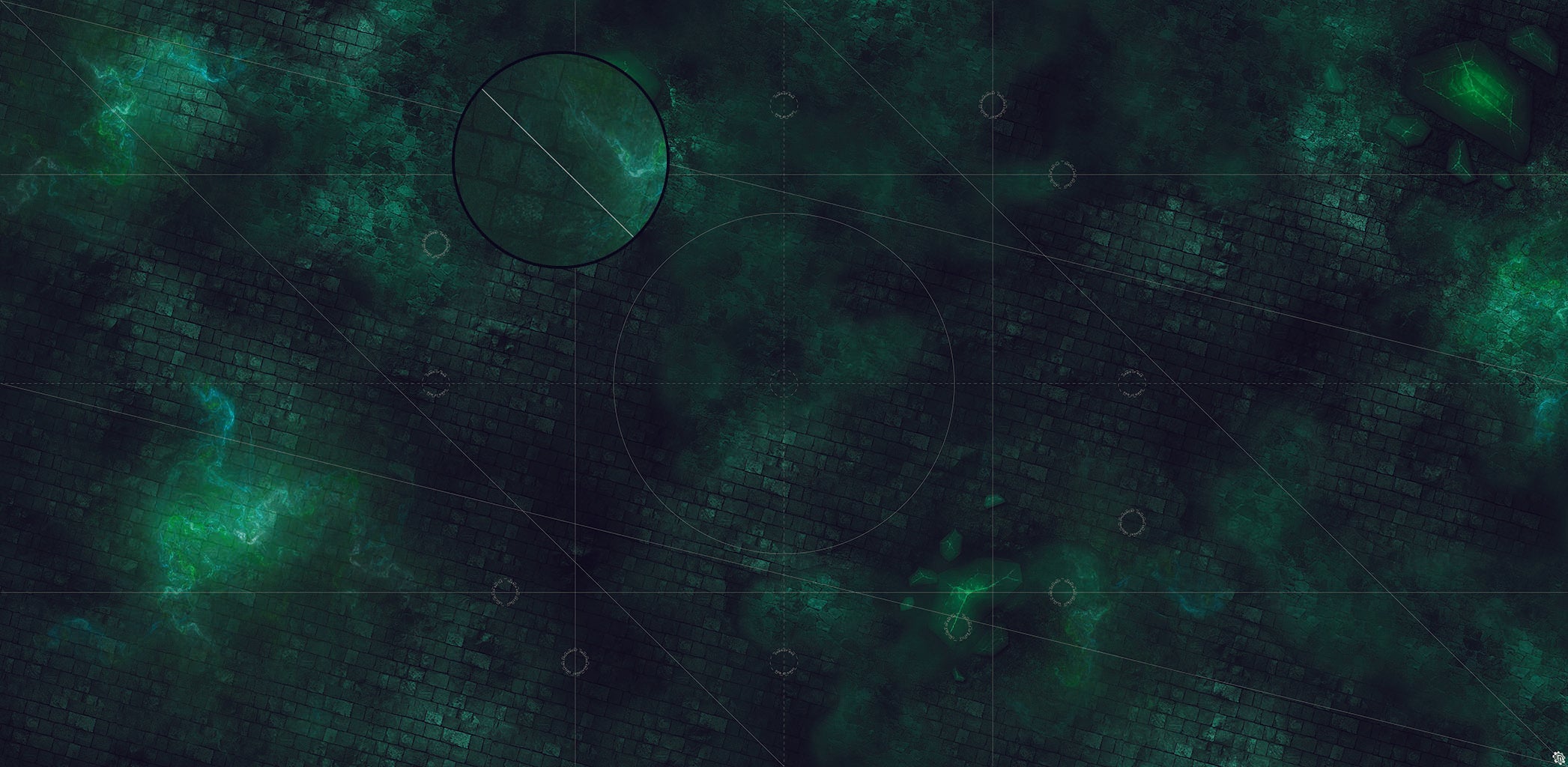 Mats by Mars: Noxious Sewer Tabletop Wargaming Play Mat