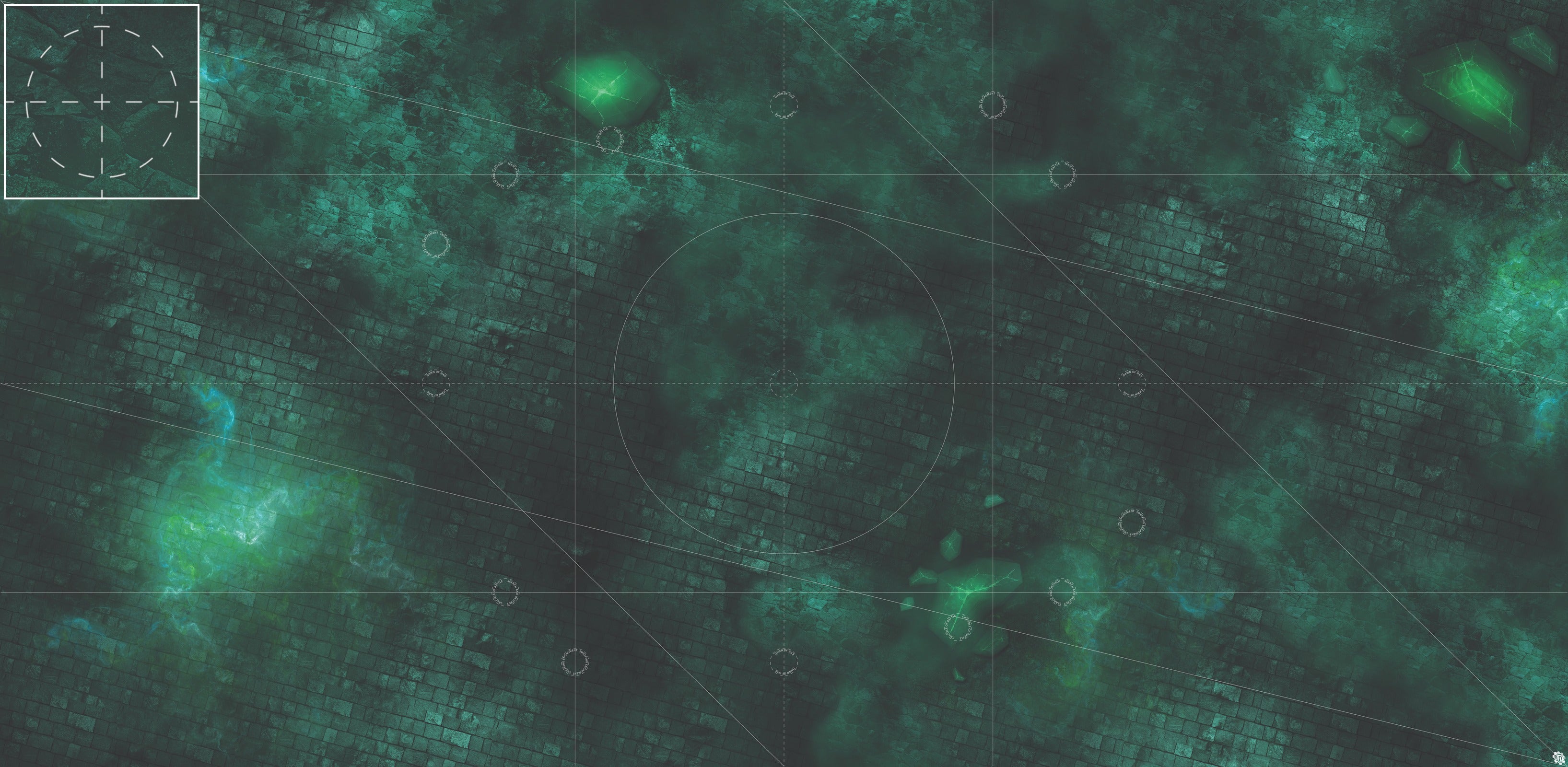 Mats by Mars: Noxious Sewer Tabletop Wargaming Play Mat