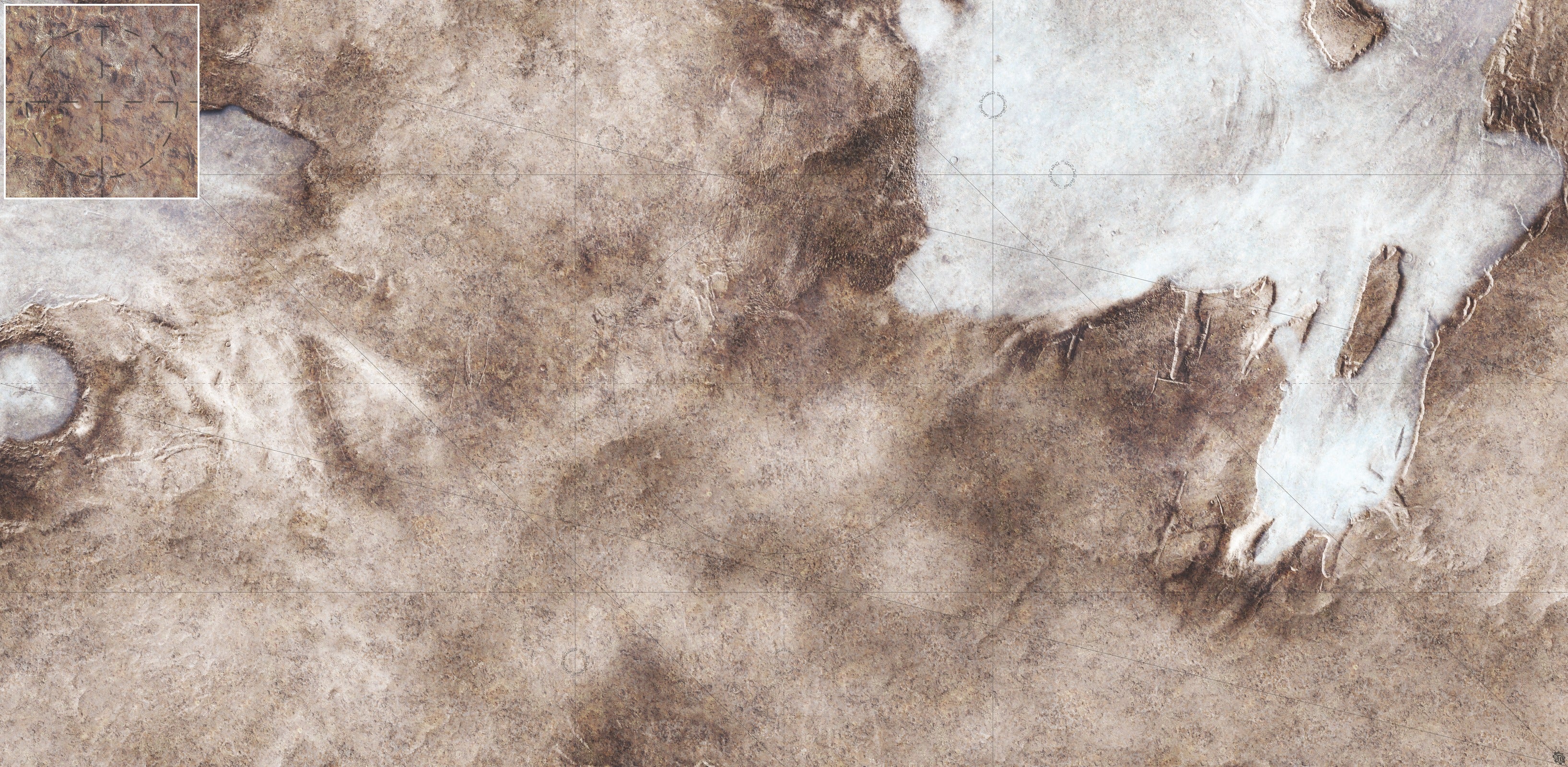 Mats by Mars: Bleached Bone Gulch Tabletop Wargaming Play Mat