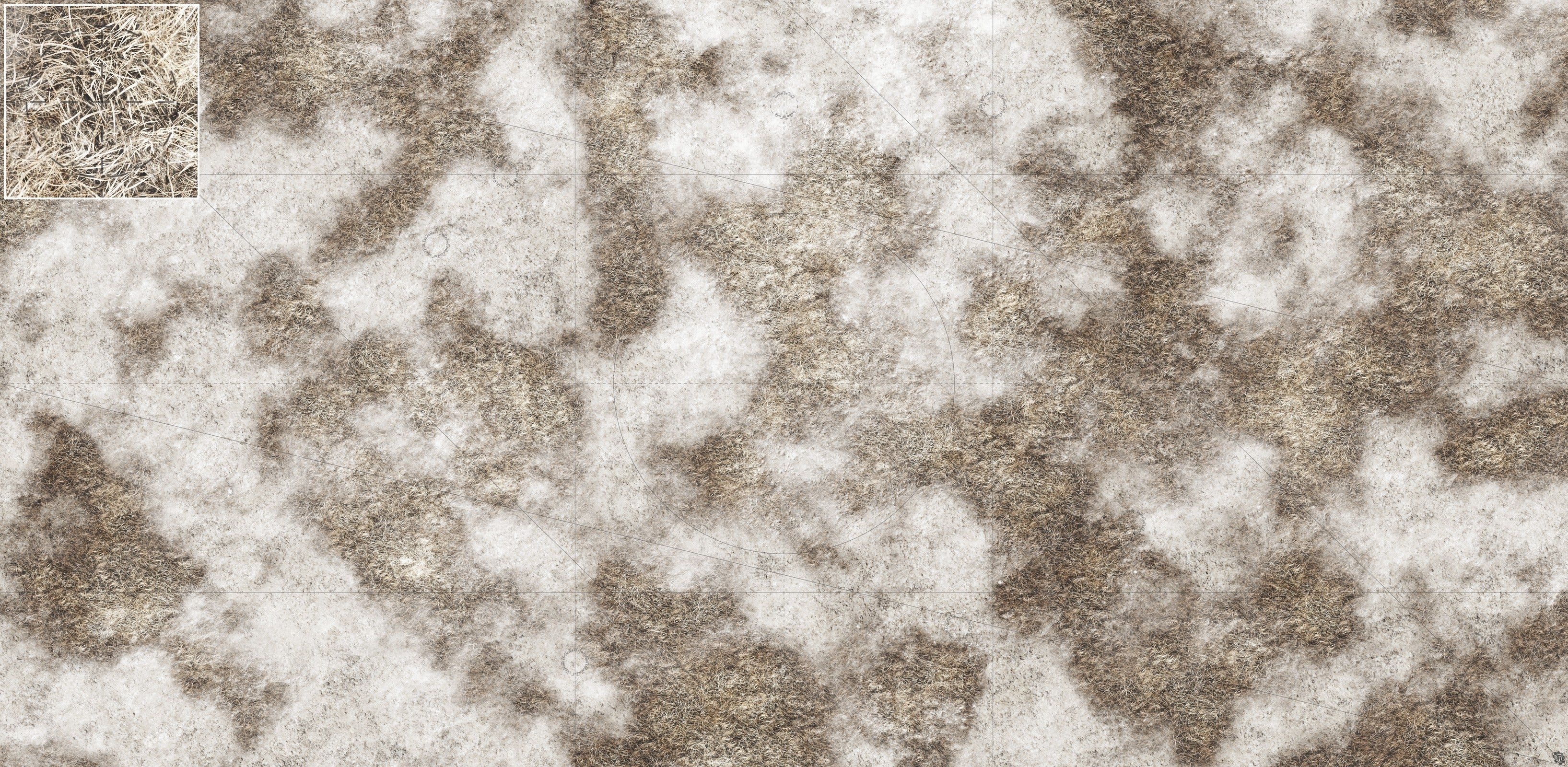 Mats by Mars: Sagebrush Steppes Tabletop Wargaming Play Mat