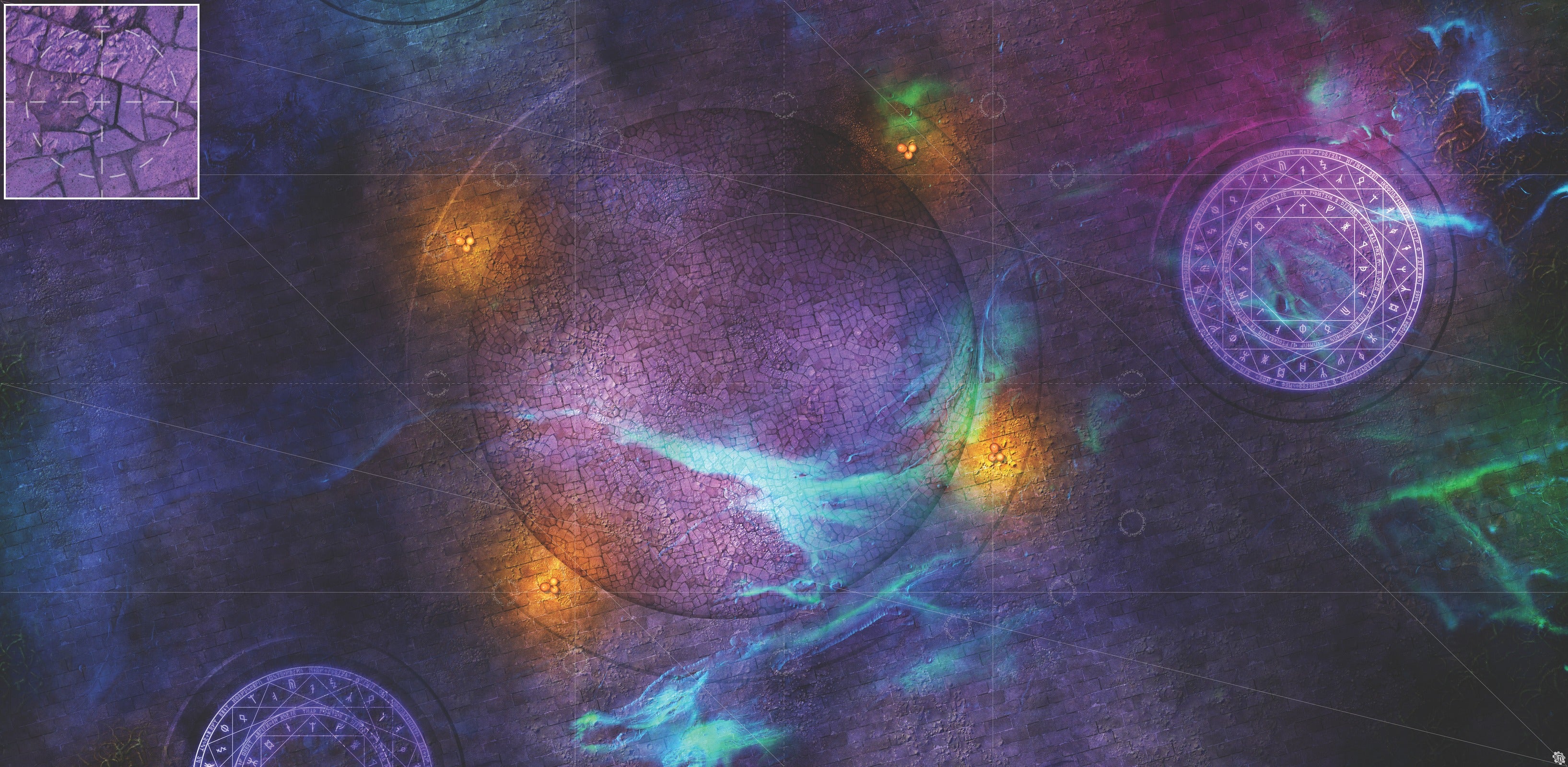 Mats by Mars: Witchlight Warding Wargaming Play Mat