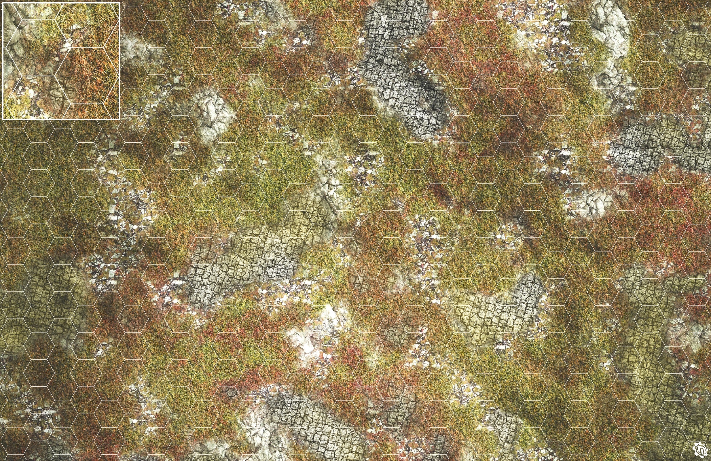 Mats by Mars: Abandoned City Tabletop Wargaming Play Mat