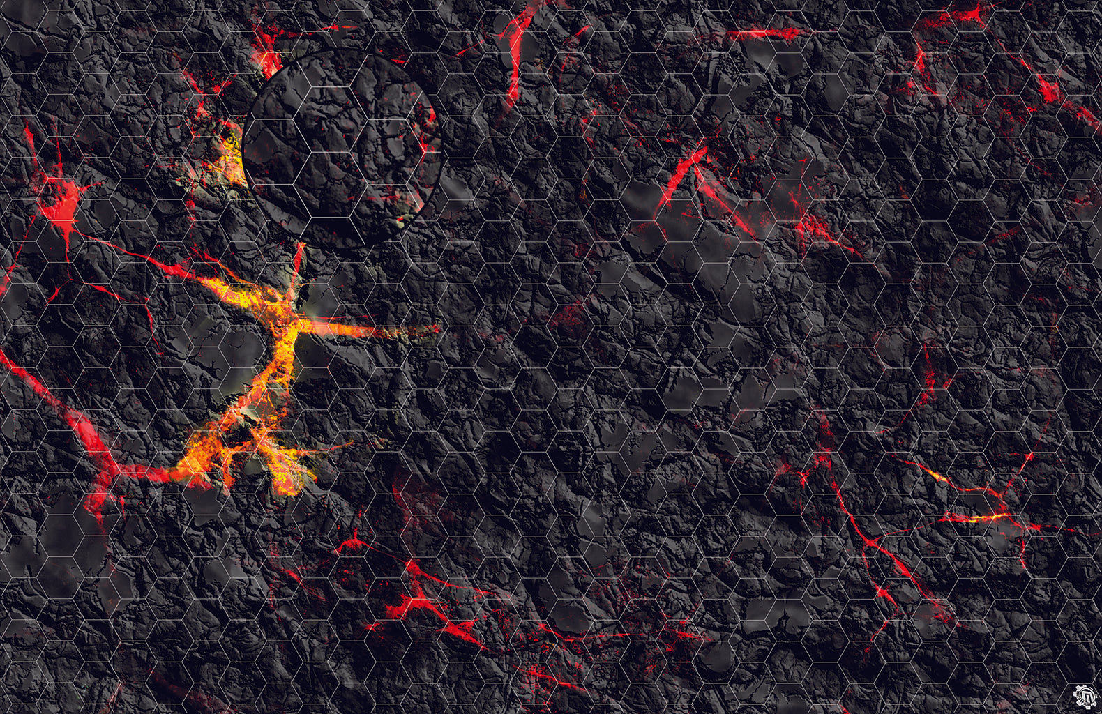 Mats by Mars: Molten Crust Tabletop Wargaming Play Mat