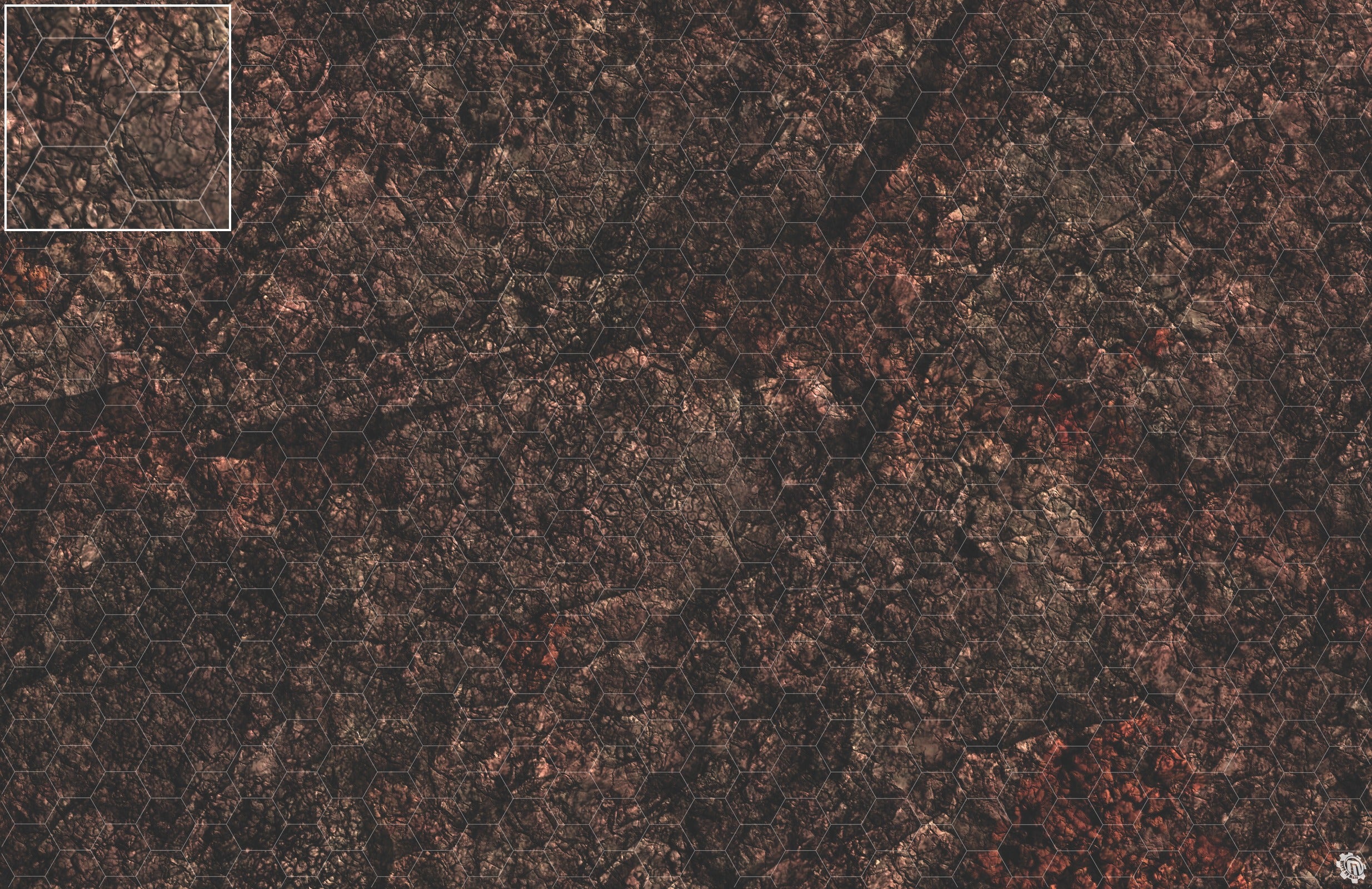 Mats by Mars: Shattered Soil Tabletop Wargaming Play Mat