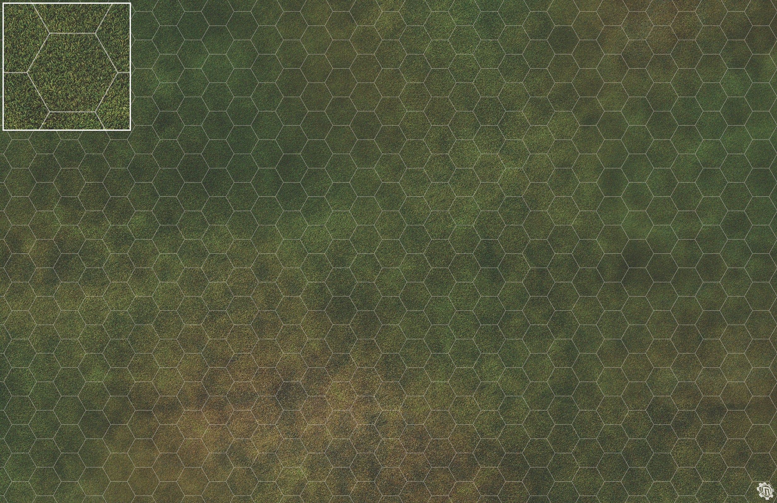 Mats by Mars: Green Meadow Tabletop Wargaming Play Mat