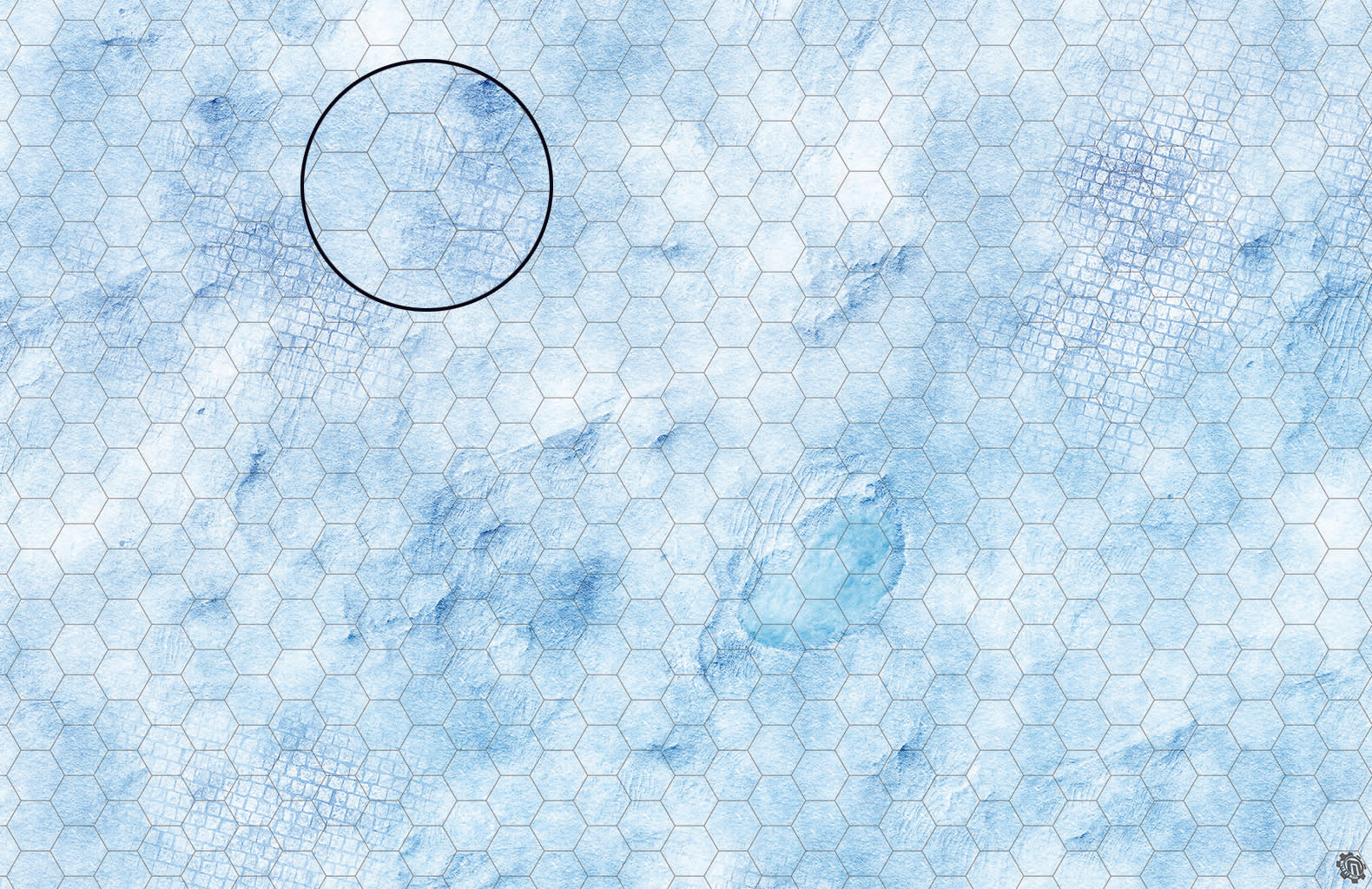 Mats by Mars: Frosty Cobbles Tabletop Wargaming Play Mat