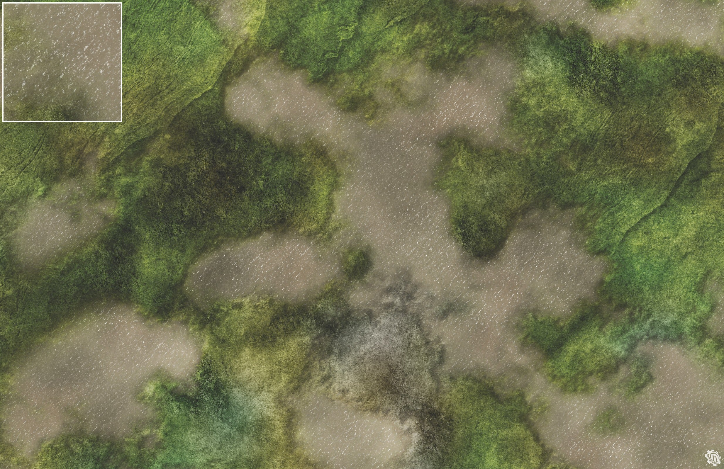 Mats by Mars: Bayou Country Tabletop Wargaming Play Mat
