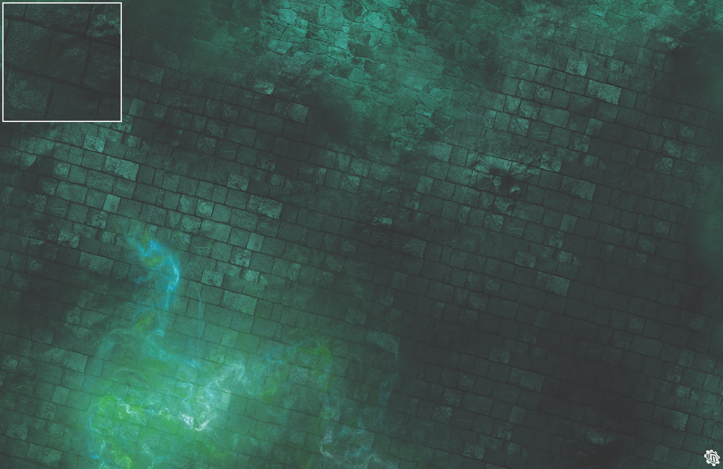 Mats by Mars: Noxious Sewer Tabletop Wargaming Play Mat
