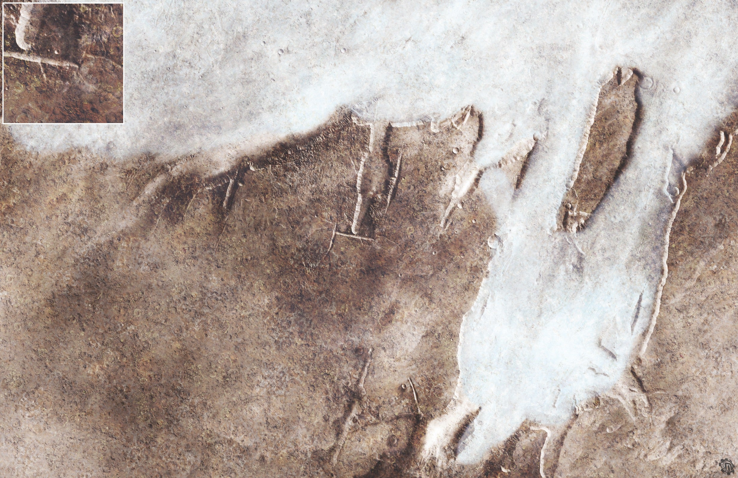 Mats by Mars: Bleached Bone Gulch Tabletop Wargaming Play Mat