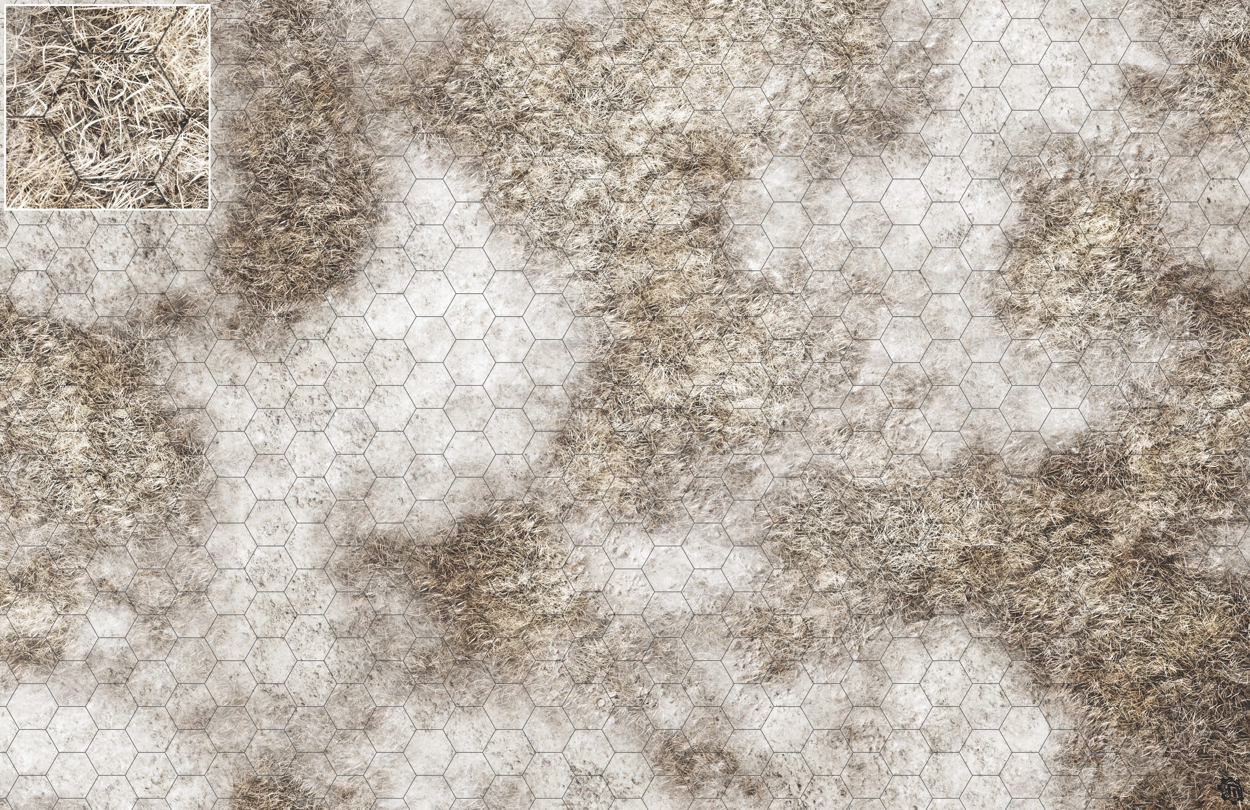 Mats by Mars: Sagebrush Steppes Tabletop Wargaming Play Mat