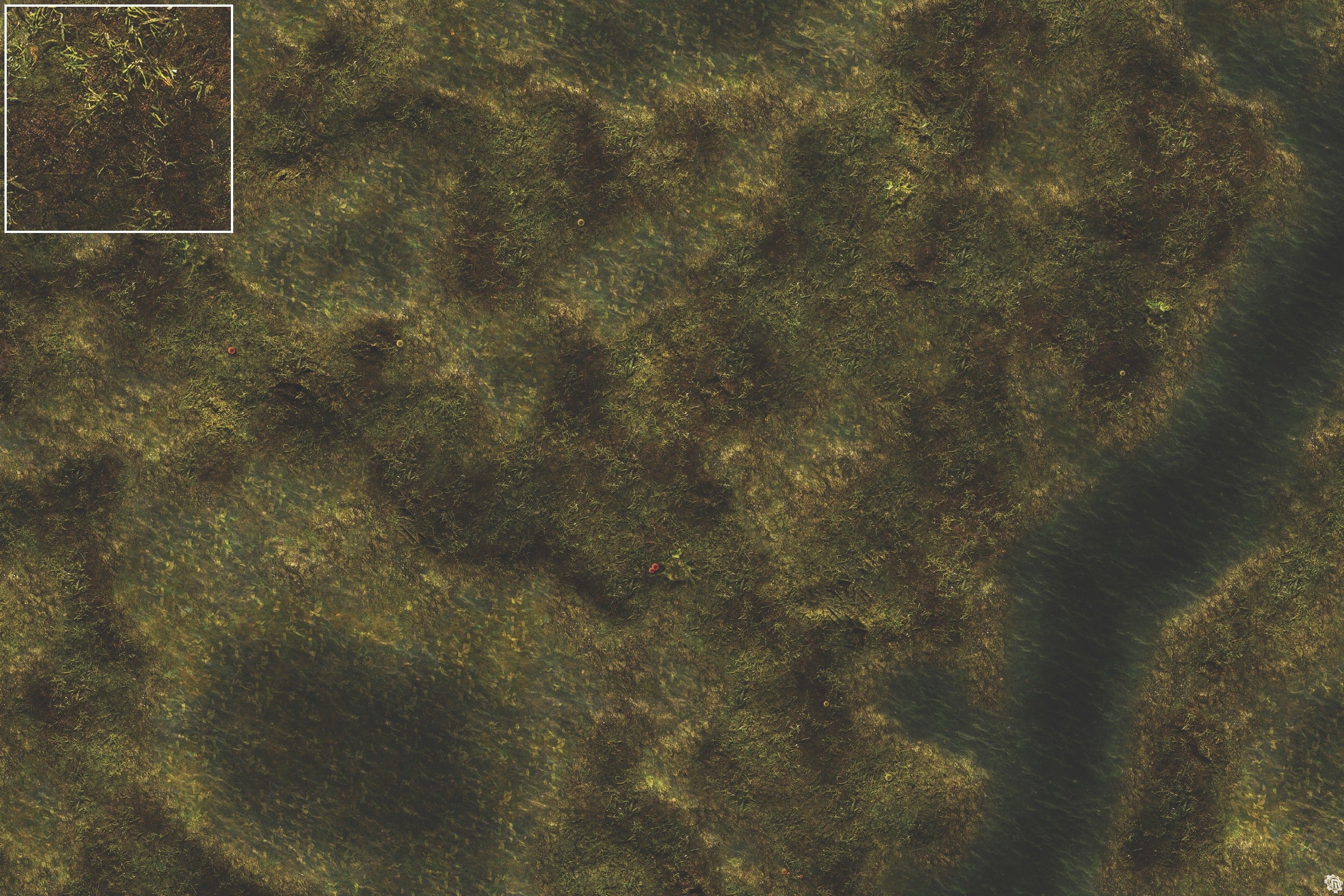 Mats by Mars: Swamplands Tabletop Wargaming Play Mat