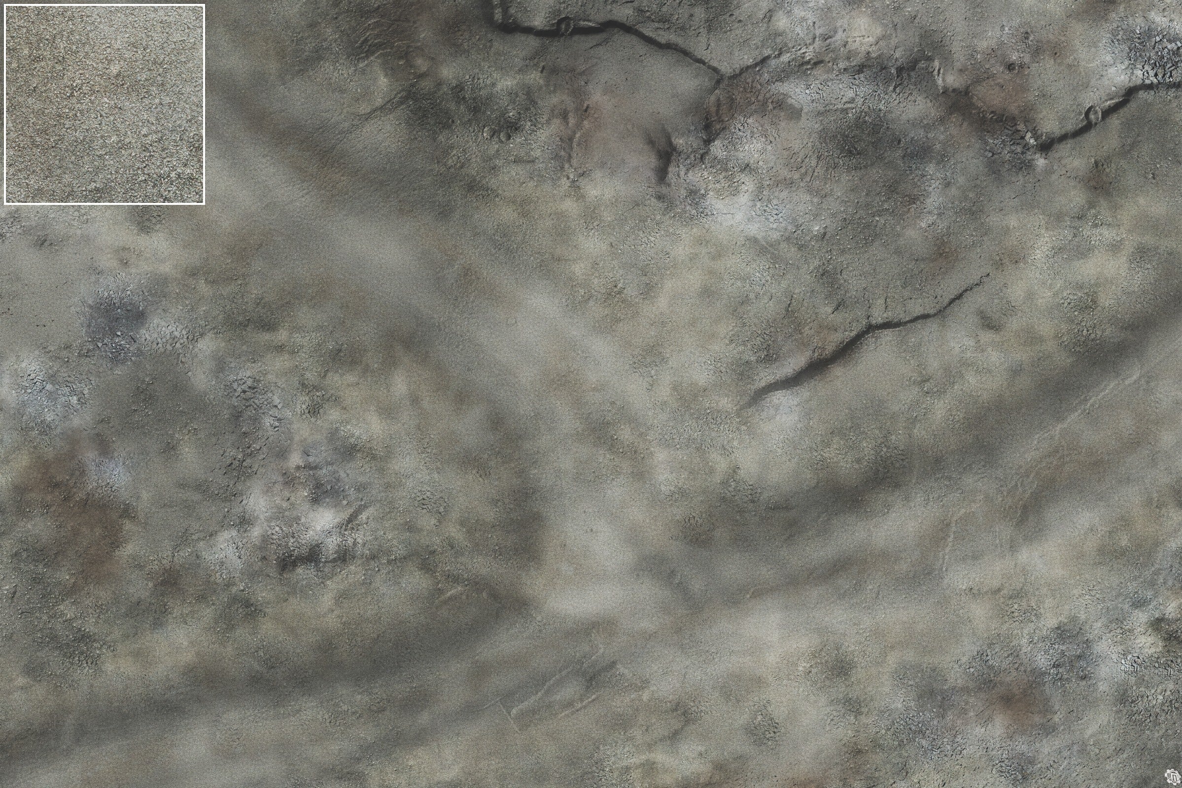 Mats by Mars: Ashen Wastes Tabletop Wargaming Play Mat