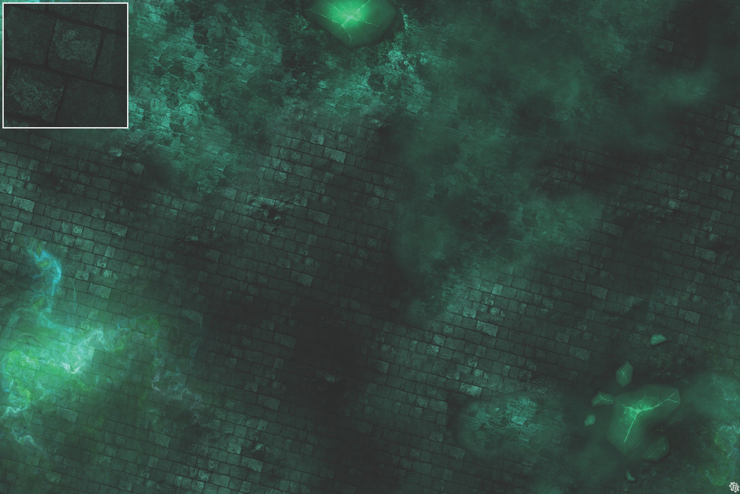 Mats by Mars: Noxious Sewer Tabletop Wargaming Play Mat