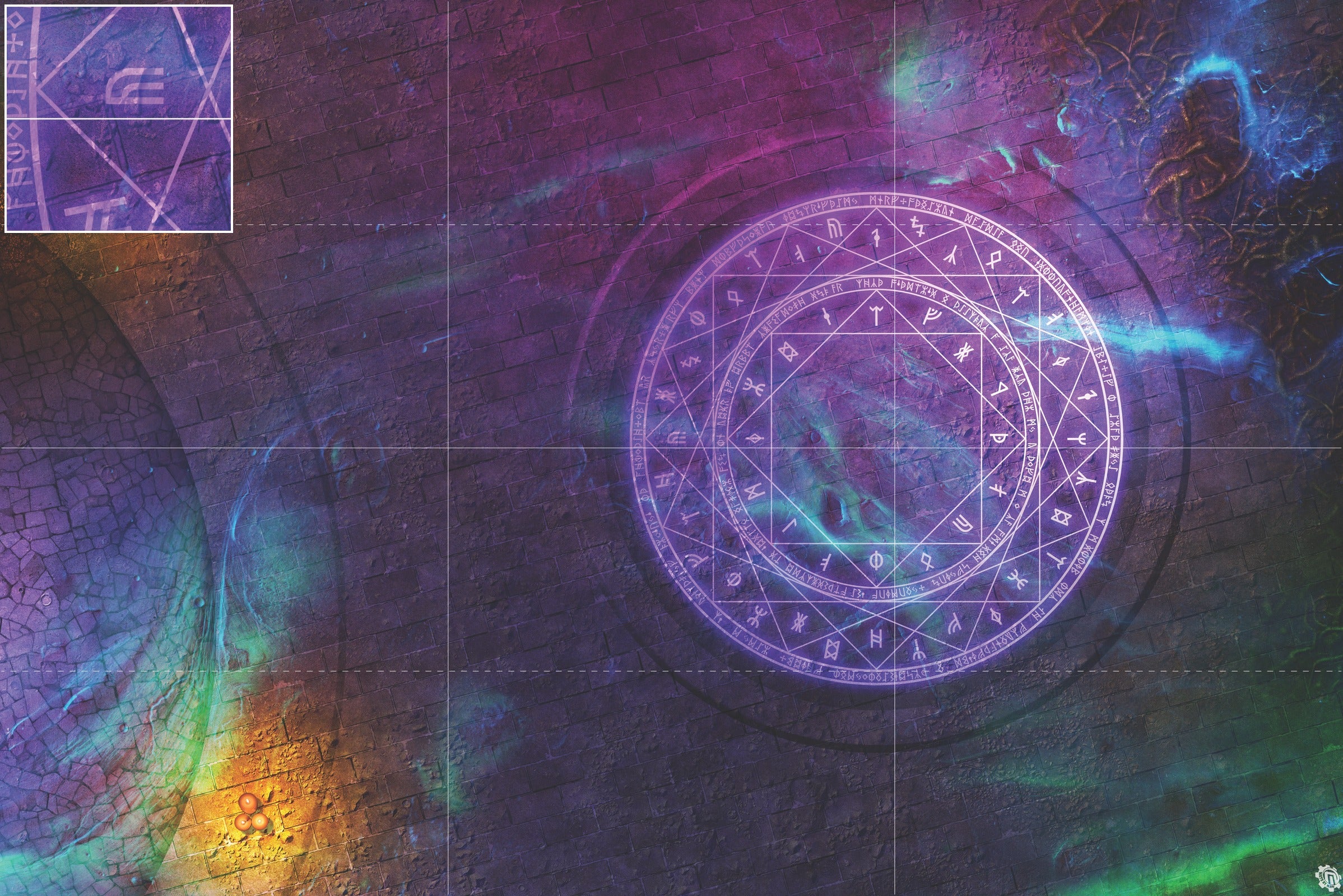 Mats by Mars: Witchlight Warding Wargaming Play Mat