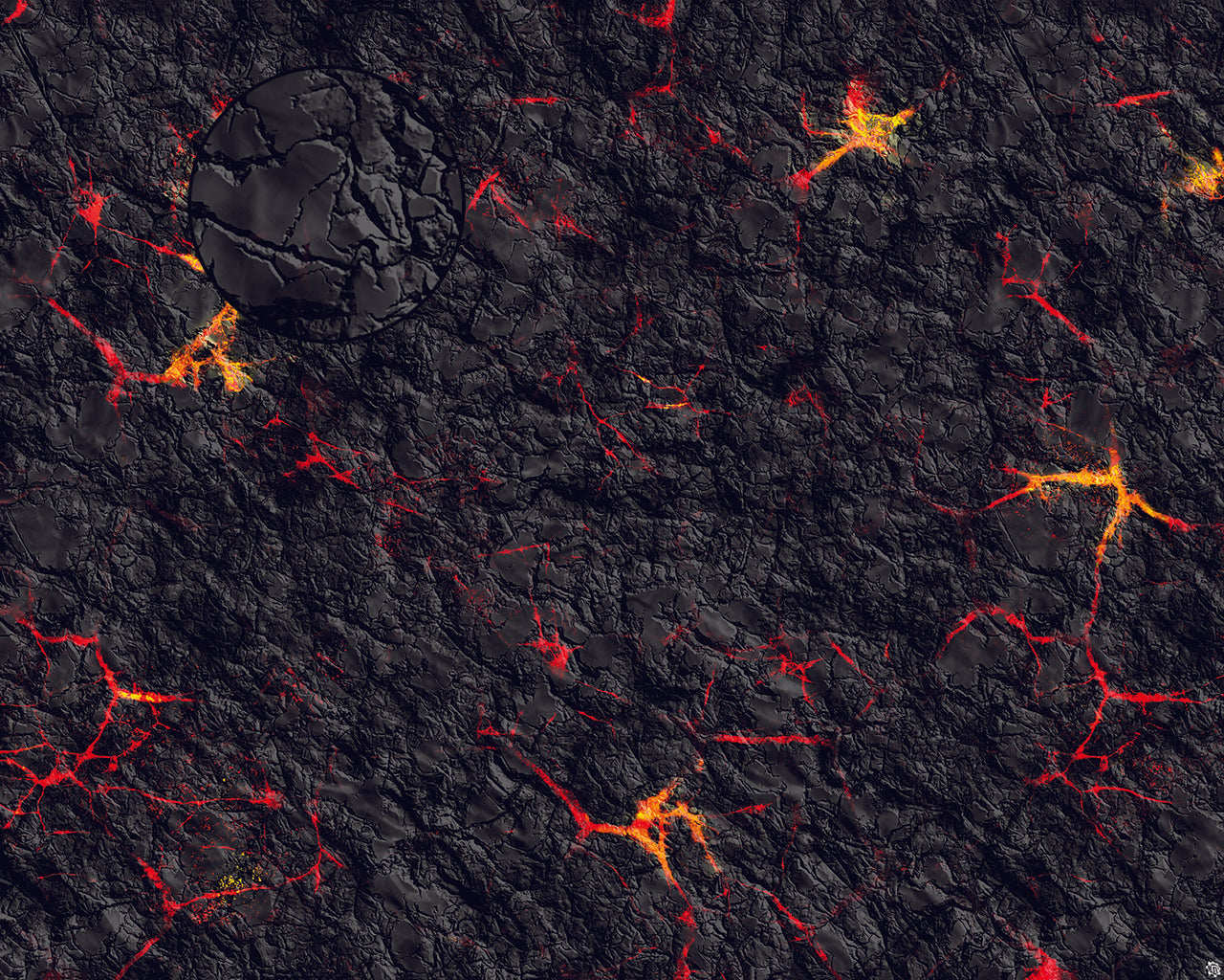 Mats by Mars: Molten Crust Tabletop Wargaming Play Mat