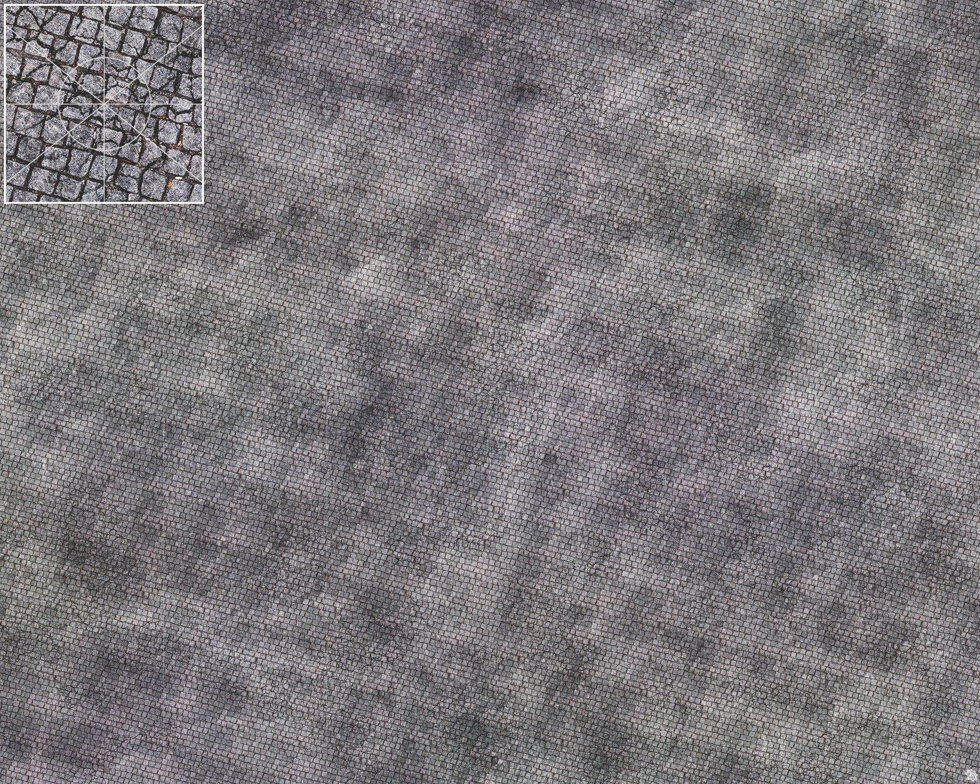 Mats by Mars: Bustling City Tabletop Wargaming Play Mat