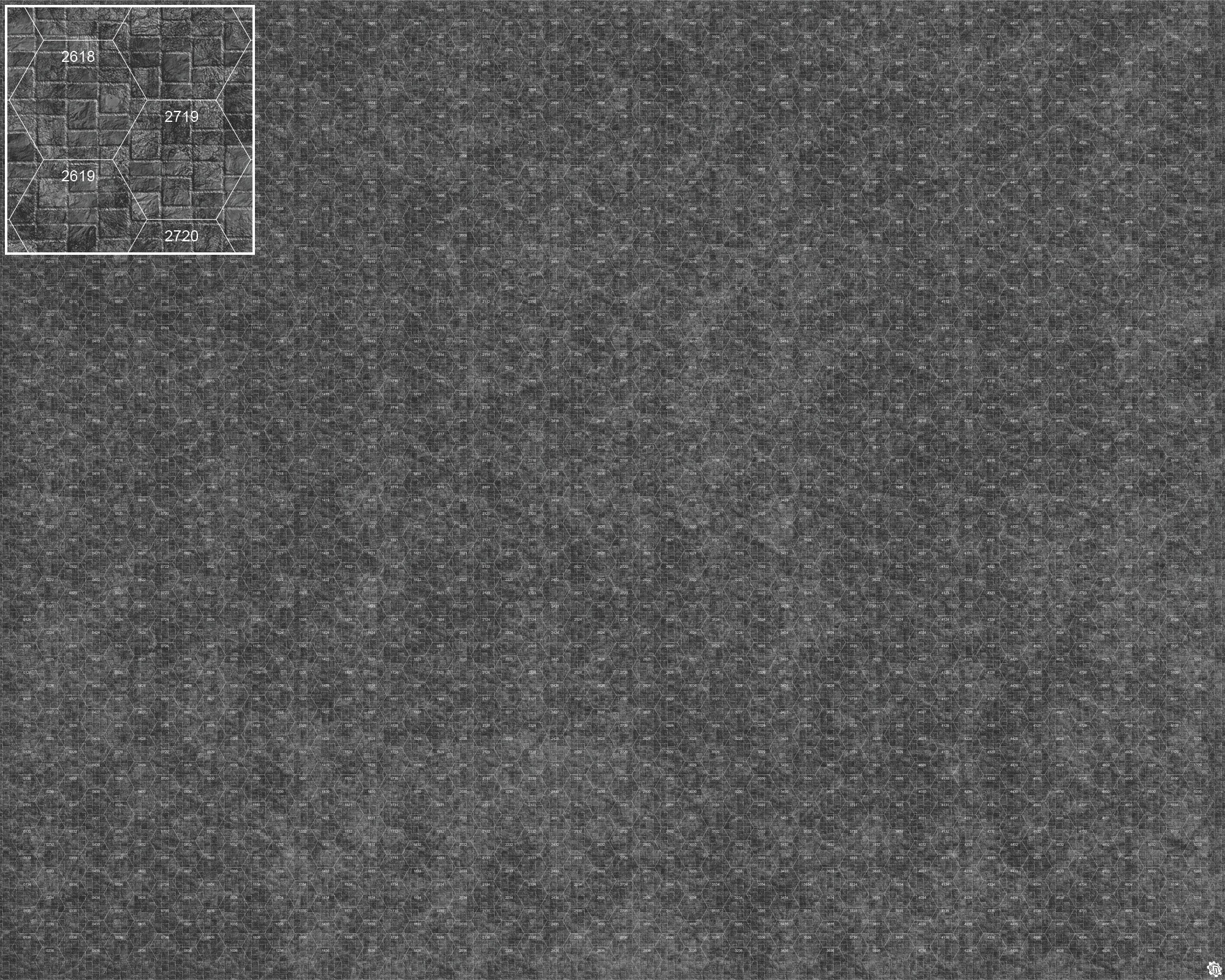 Mats by Mars: Sett in Stone (Grey) Tabletop Wargaming Play Mat