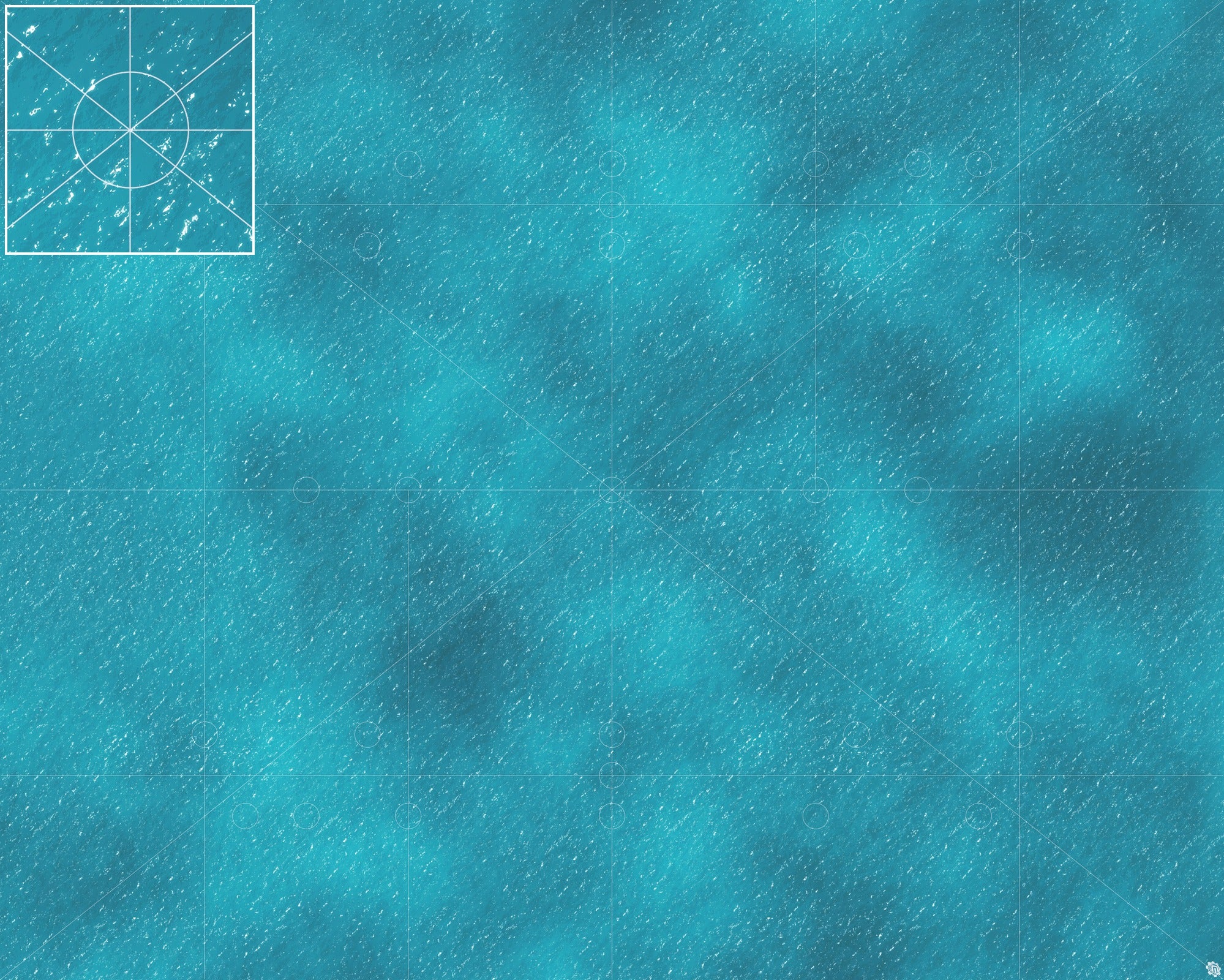 Mats by Mars: Sunny Caribbean Tabletop Wargaming Play Mat
