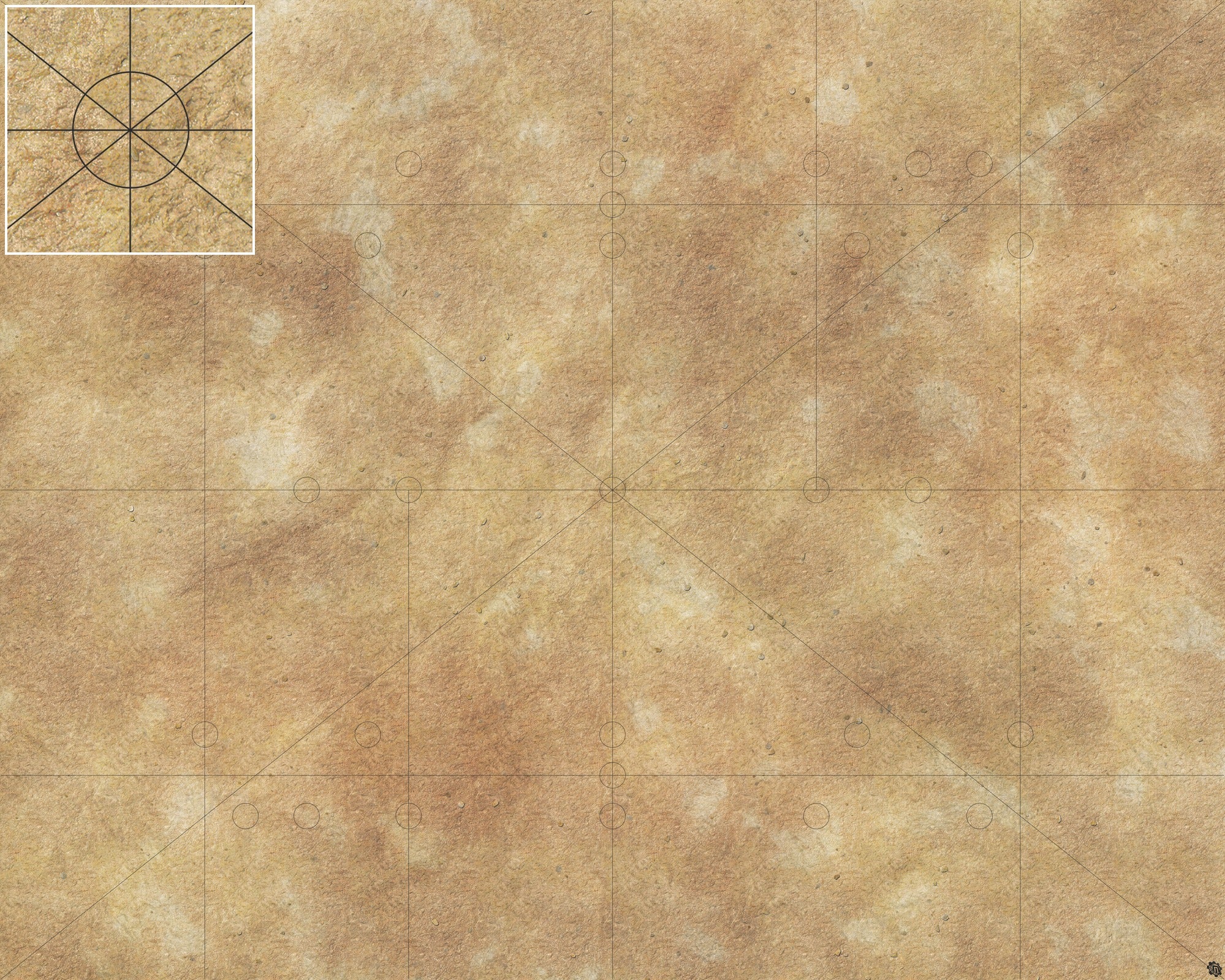 Mats by Mars: Swallowing Sand Tabletop Wargaming Play Mat