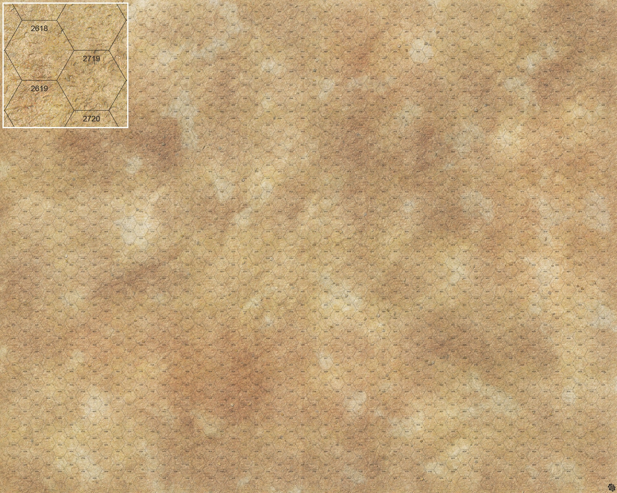 Mats by Mars: Swallowing Sand Tabletop Wargaming Play Mat