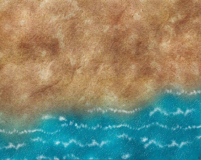 Mats by Mars: Treasure Beach Tabletop Wargaming Play Mat