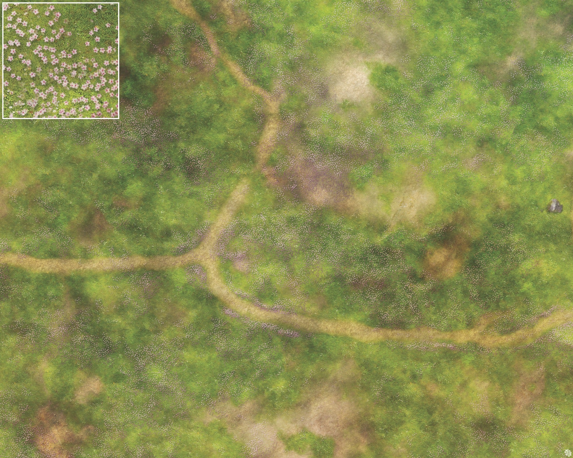 Mats by Mars: Cherry Blossom Crossroads Tabletop Wargaming Play Mat