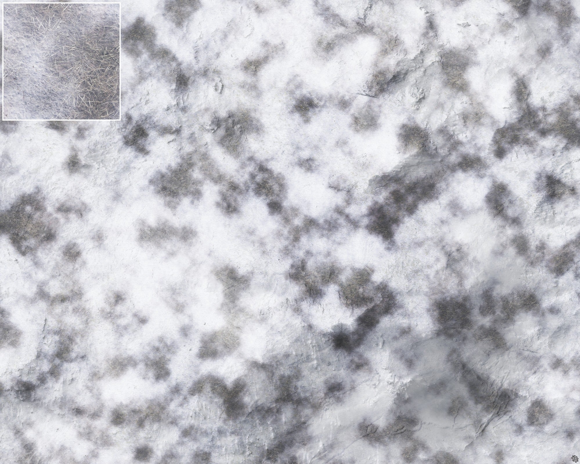 Mats by Mars: Frozen Wasteland Tabletop Wargaming Play Mat