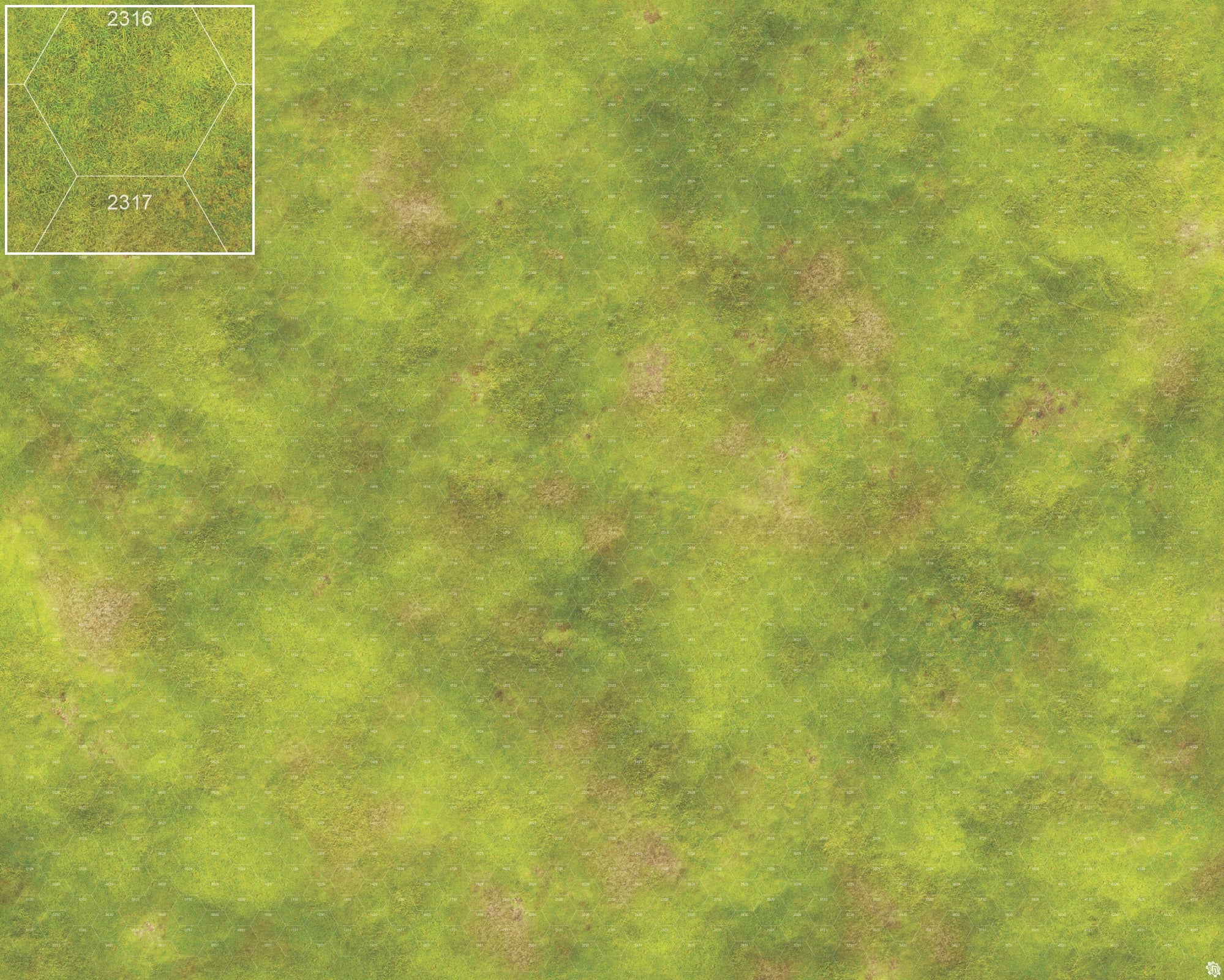 Mats by Mars: Peaceful Prairie Tabletop Wargaming Play Mat