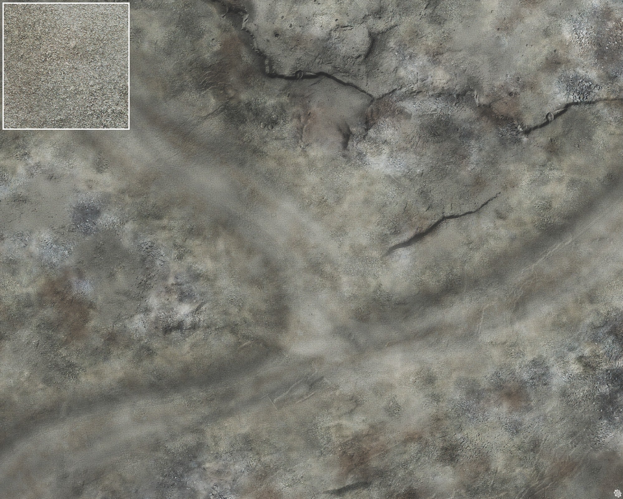 Mats by Mars: Ashen Wastes Tabletop Wargaming Play Mat