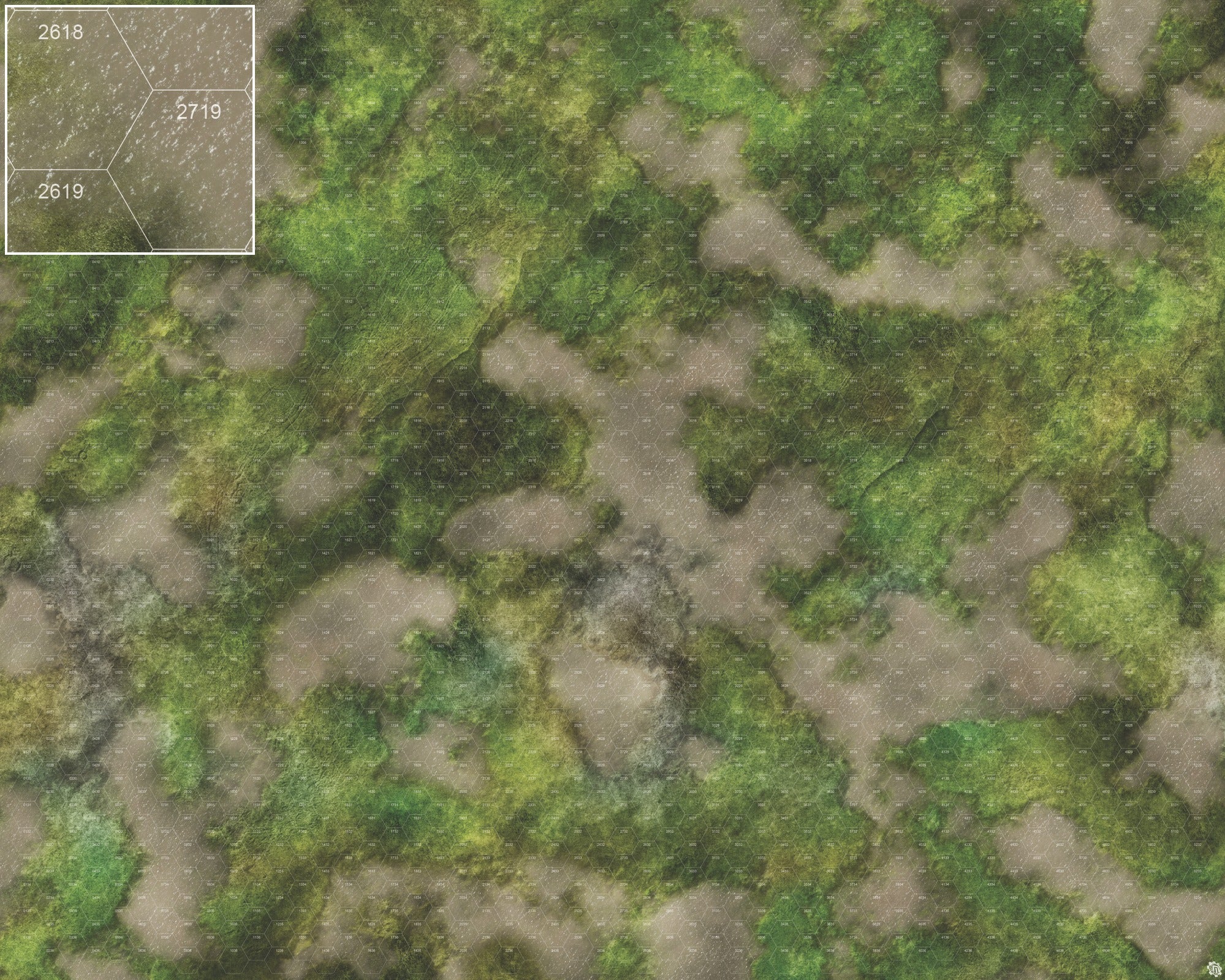 Mats by Mars: Bayou Country Tabletop Wargaming Play Mat