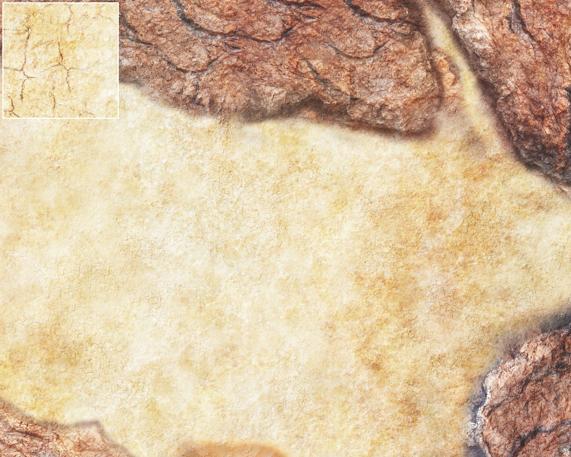 Mats by Mars: Desert Canyon Tabletop Wargaming Play Mat