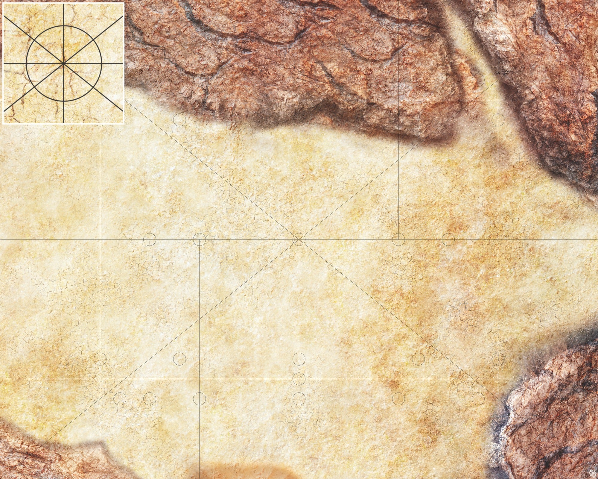 Mats by Mars: Desert Canyon Tabletop Wargaming Play Mat