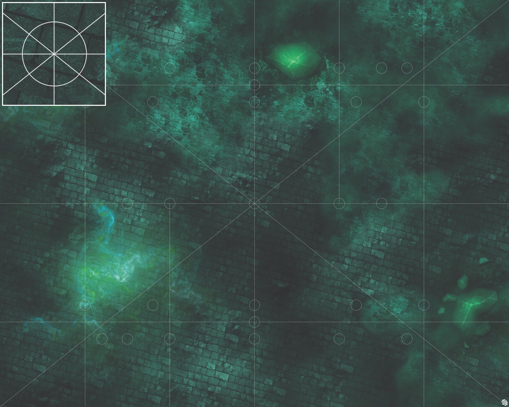 Mats by Mars: Noxious Sewer Tabletop Wargaming Play Mat