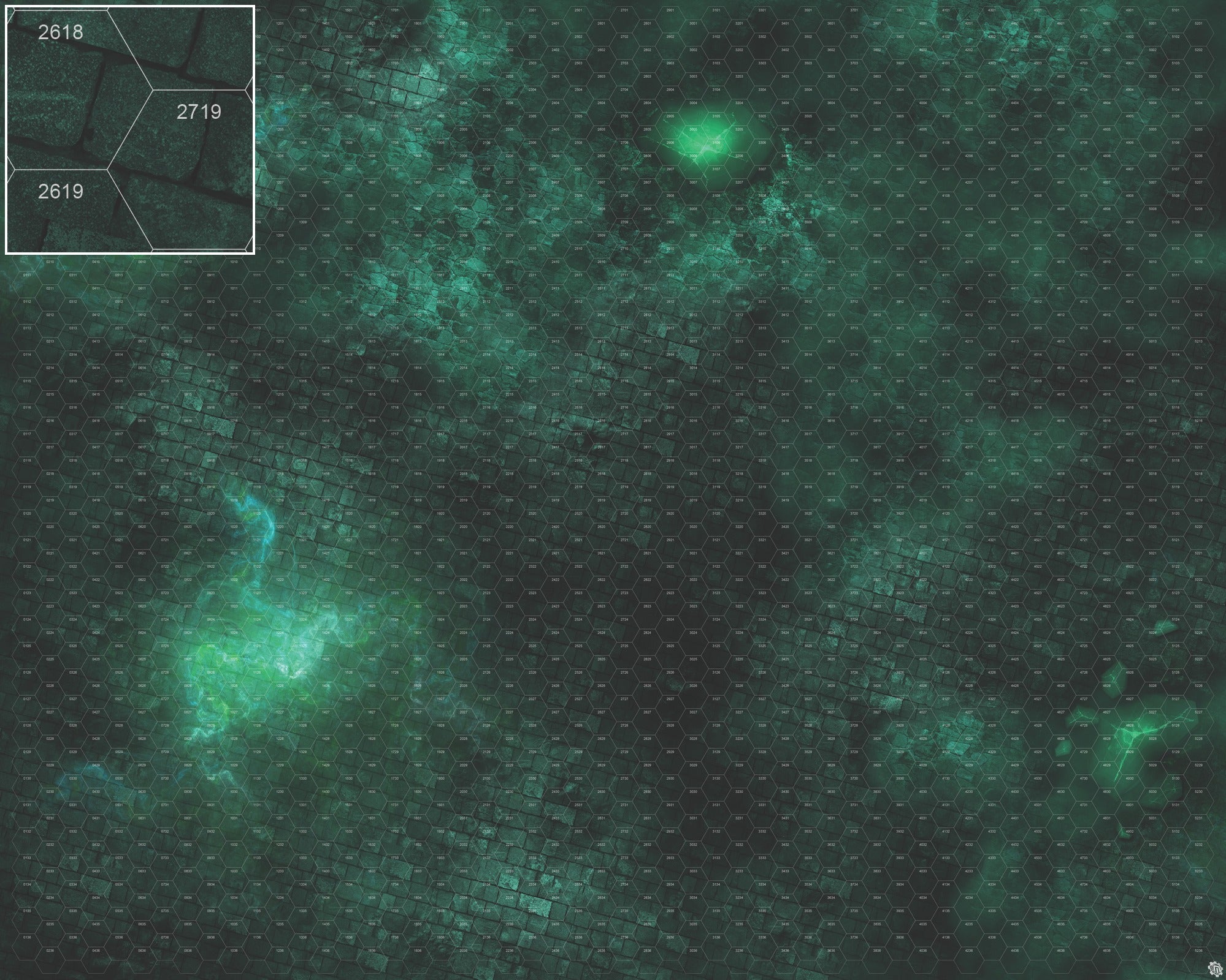 Mats by Mars: Noxious Sewer Tabletop Wargaming Play Mat