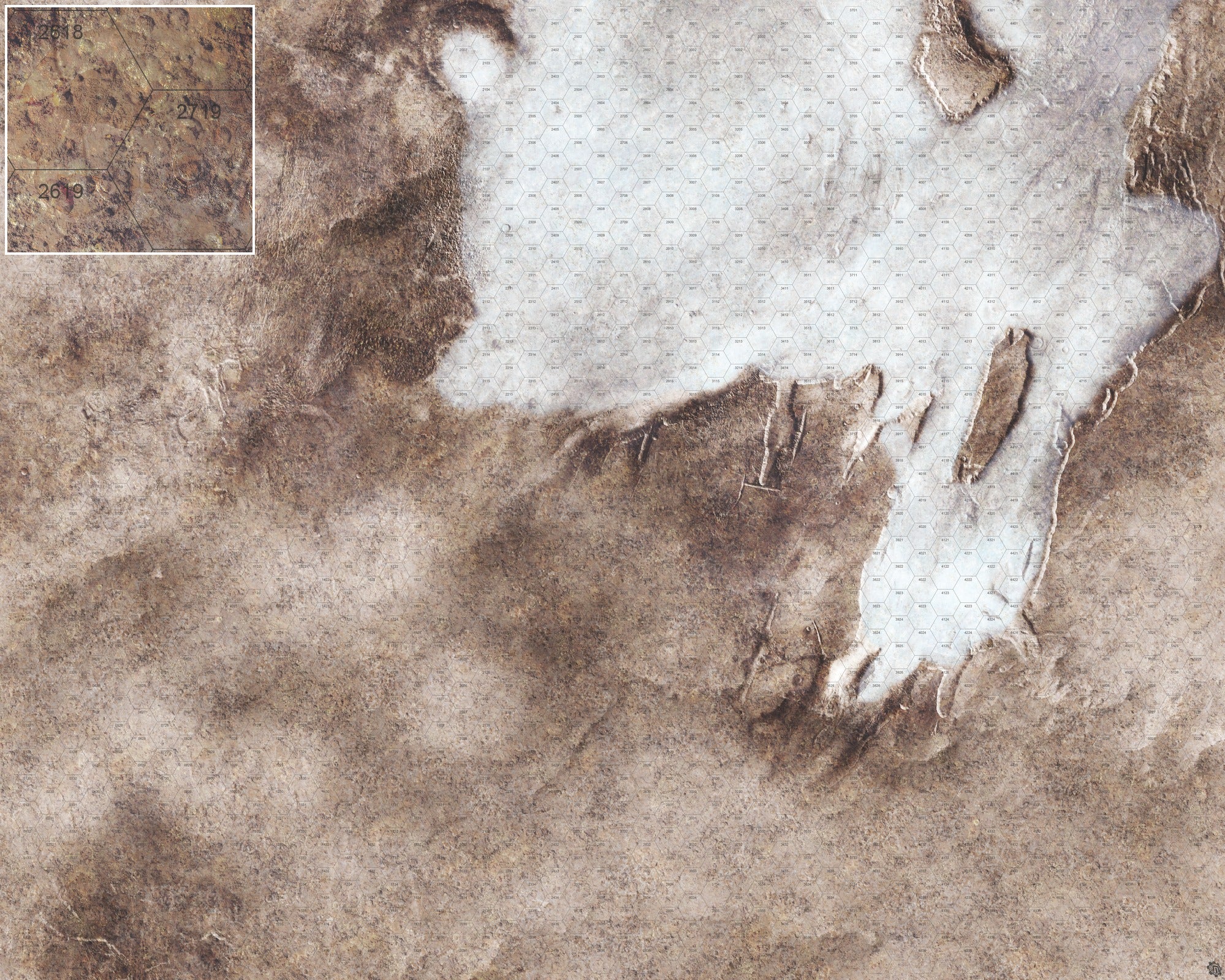 Mats by Mars: Bleached Bone Gulch Tabletop Wargaming Play Mat