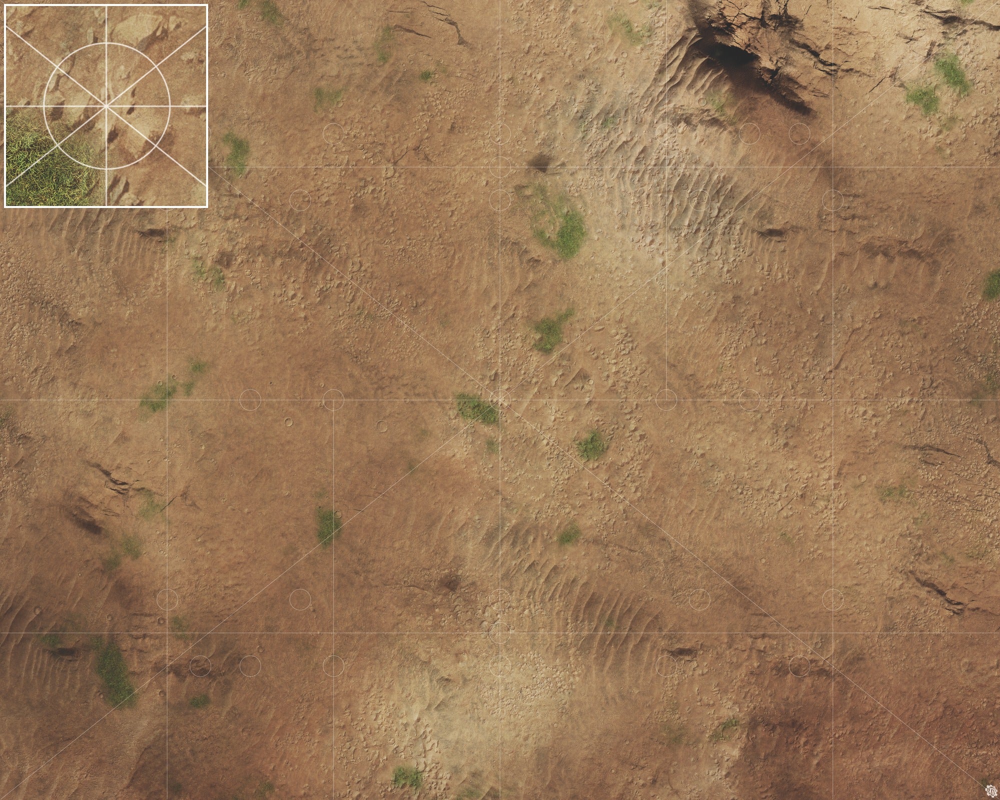 Mats by Mars: Blistering Expanse Wargaming Play Mat