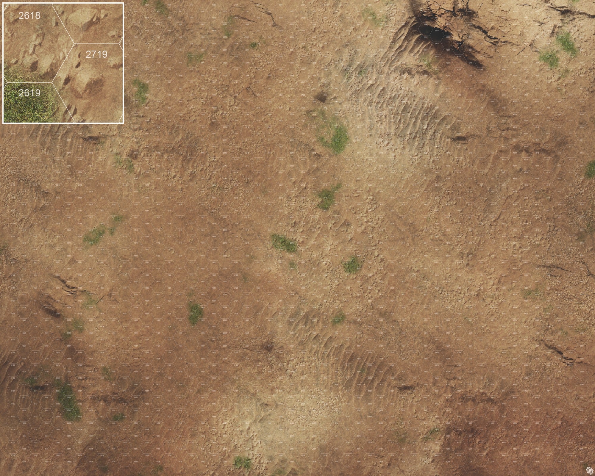 Mats by Mars: Blistering Expanse Wargaming Play Mat