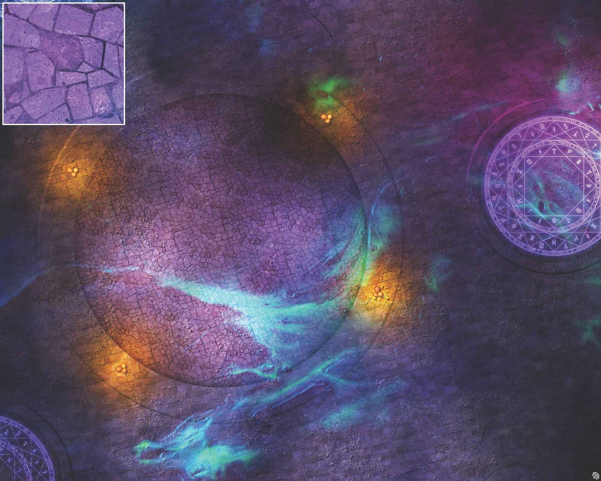 Mats by Mars: Witchlight Warding Wargaming Play Mat