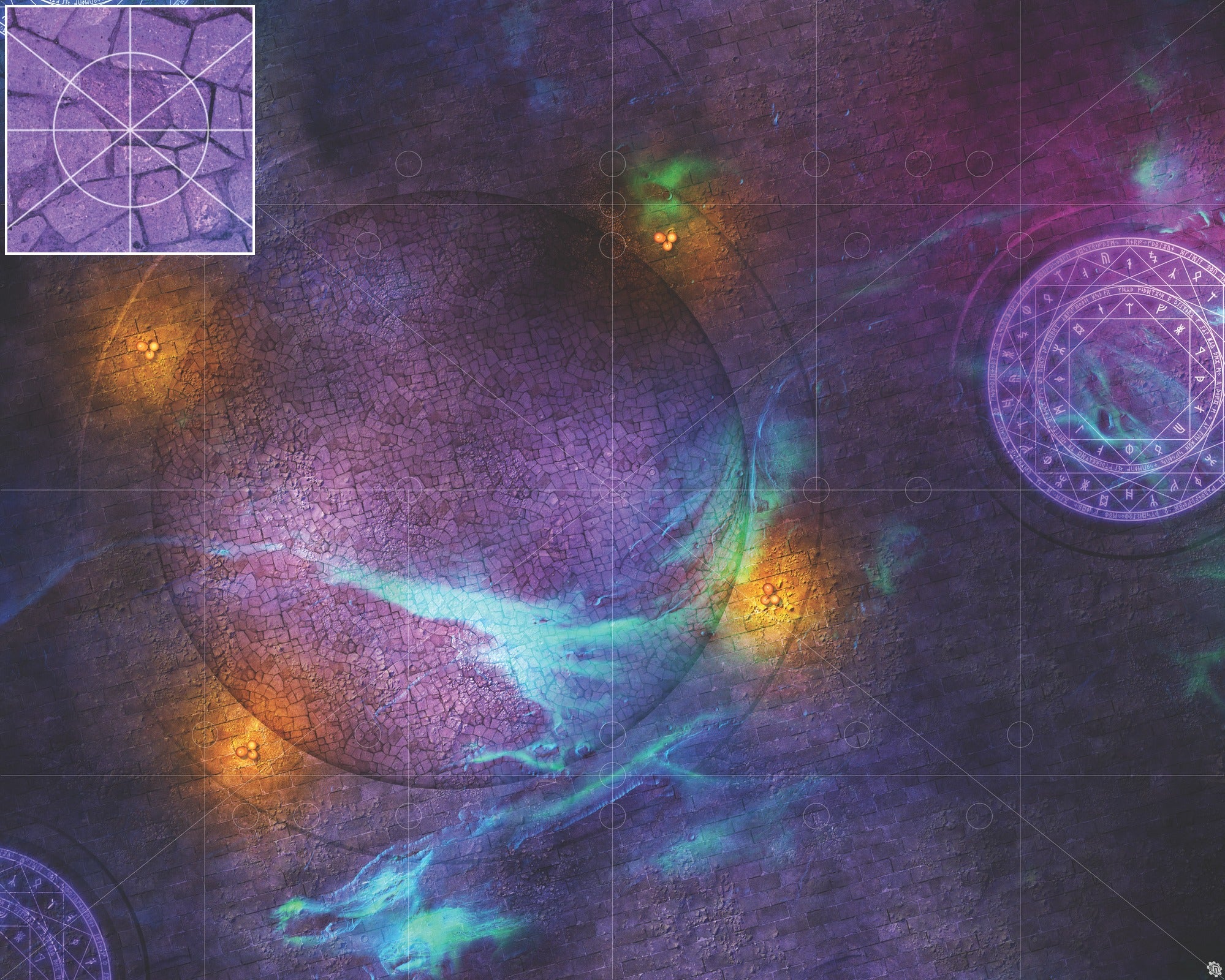 Mats by Mars: Witchlight Warding Wargaming Play Mat