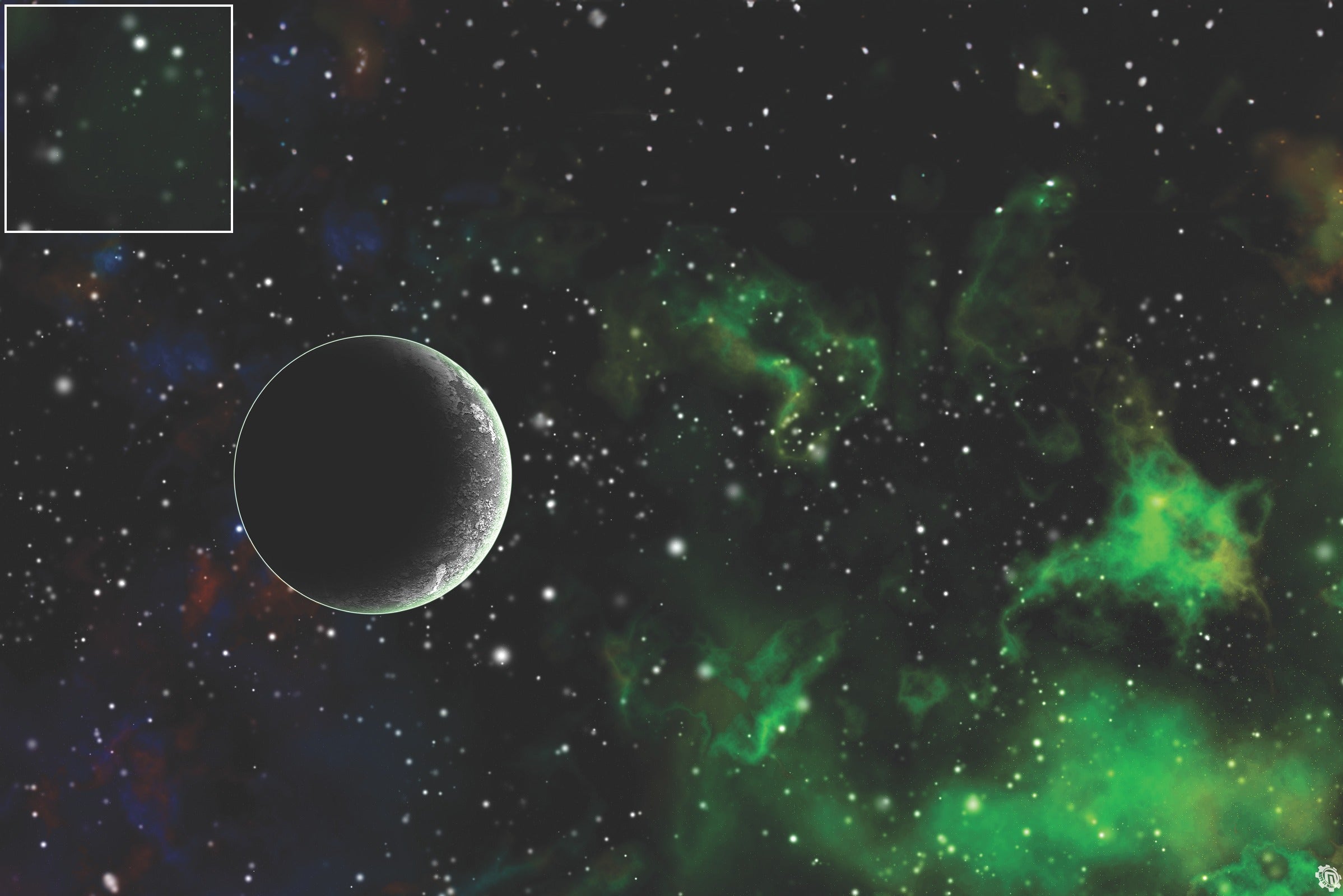 Mats by Mars: Emerald Dawn Tabletop Wargaming Space Play Mat