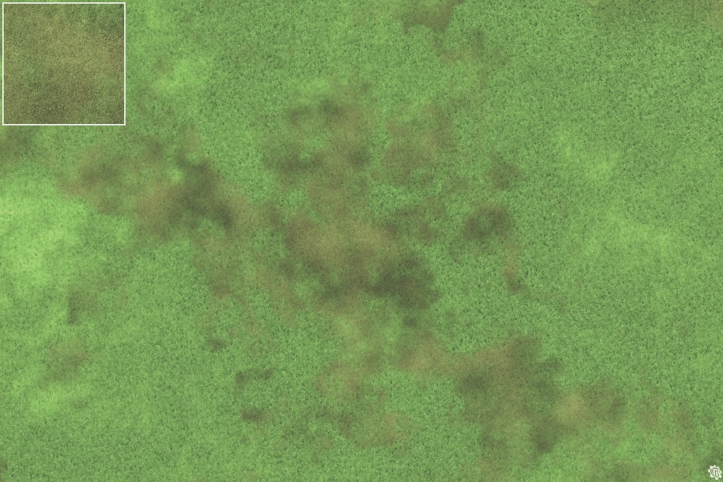 Mats by Mars: Verdant Fields Tabletop Wargaming Play Mat