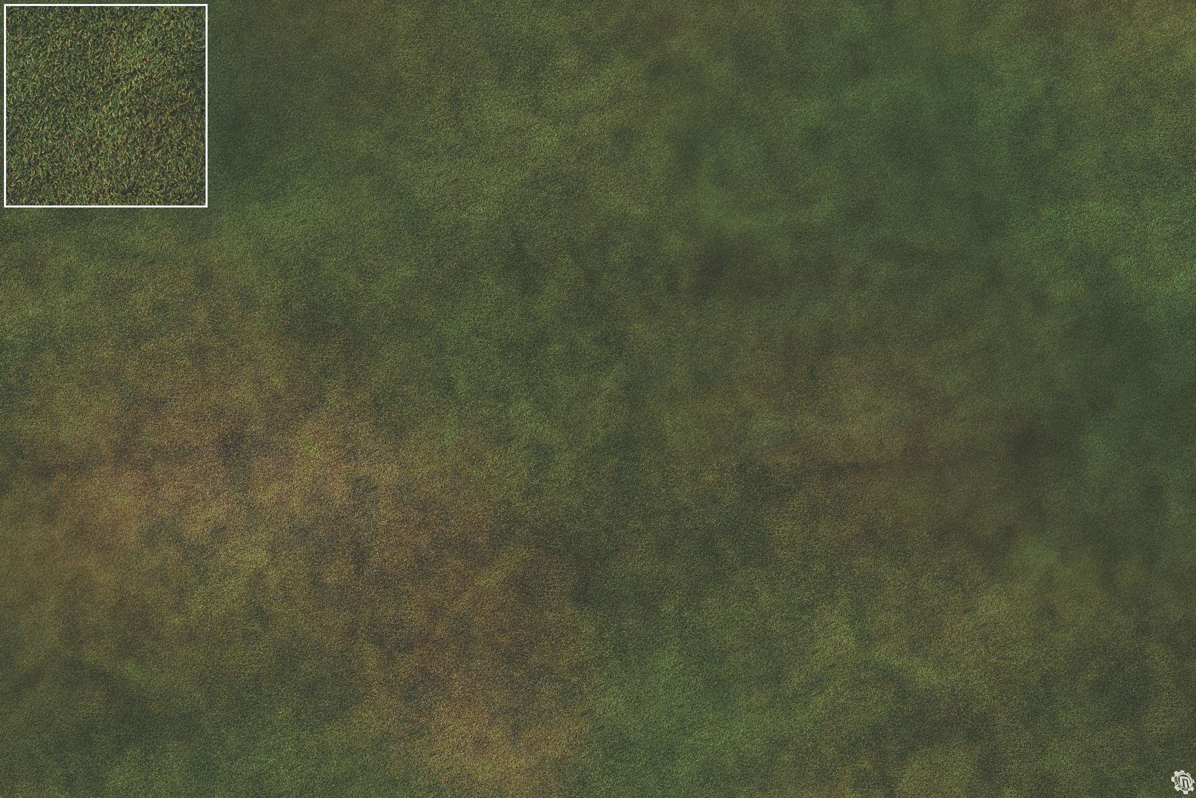 Mats by Mars: Green Meadow Tabletop Wargaming Play Mat